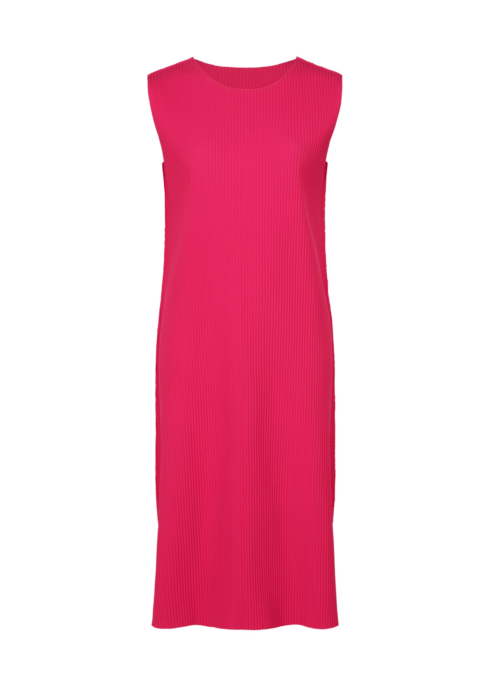 Fine Knit Pleats Color 1 - RASPBERRY