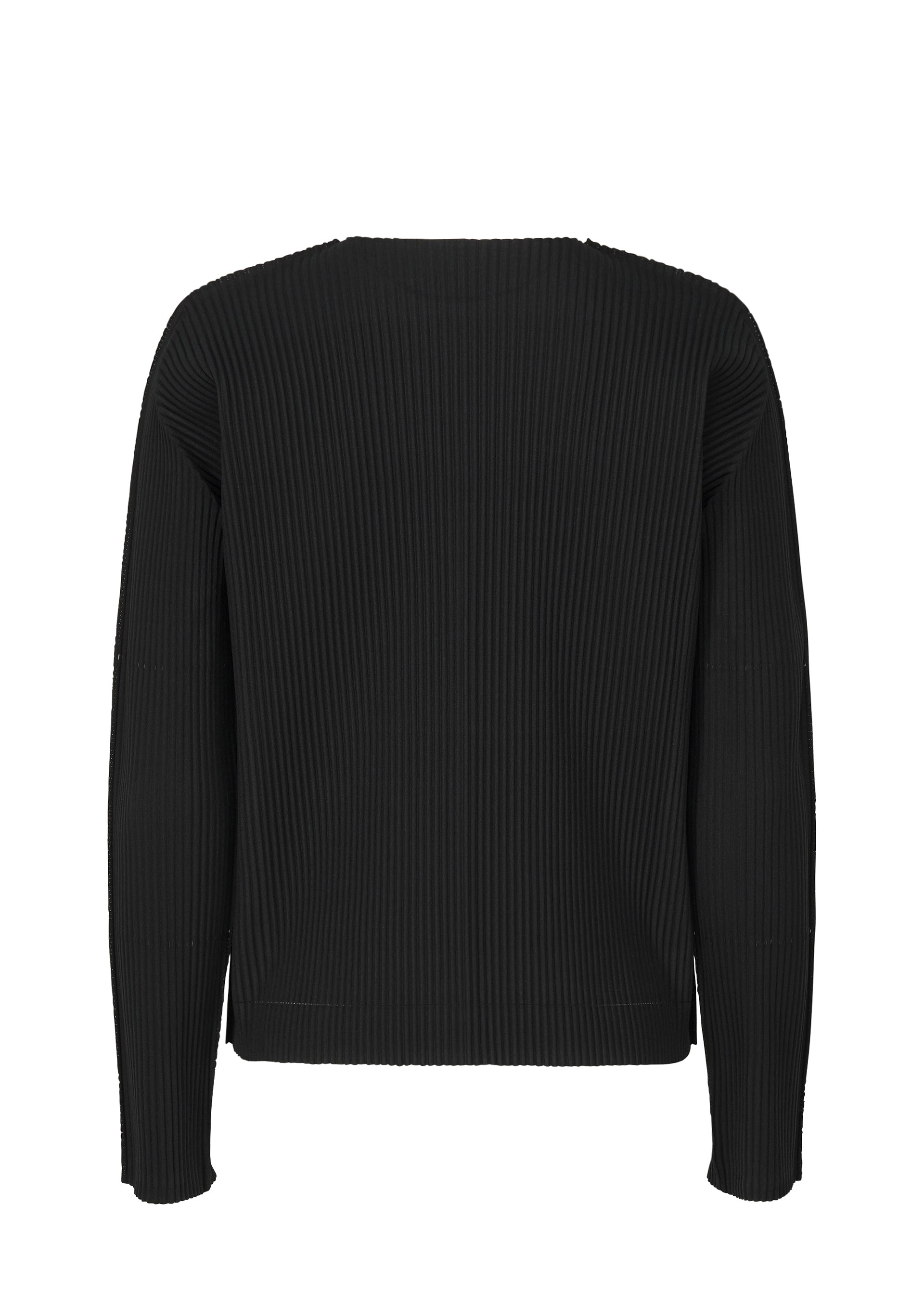 Fine Knit Pleats Black
