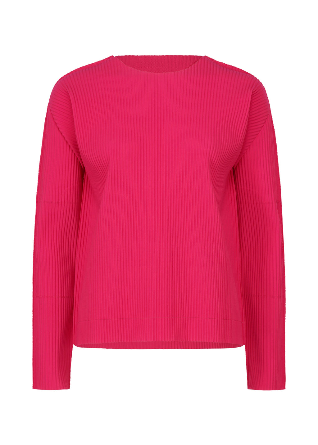 Fine Knit Pleats Color 1 - RASPBERRY