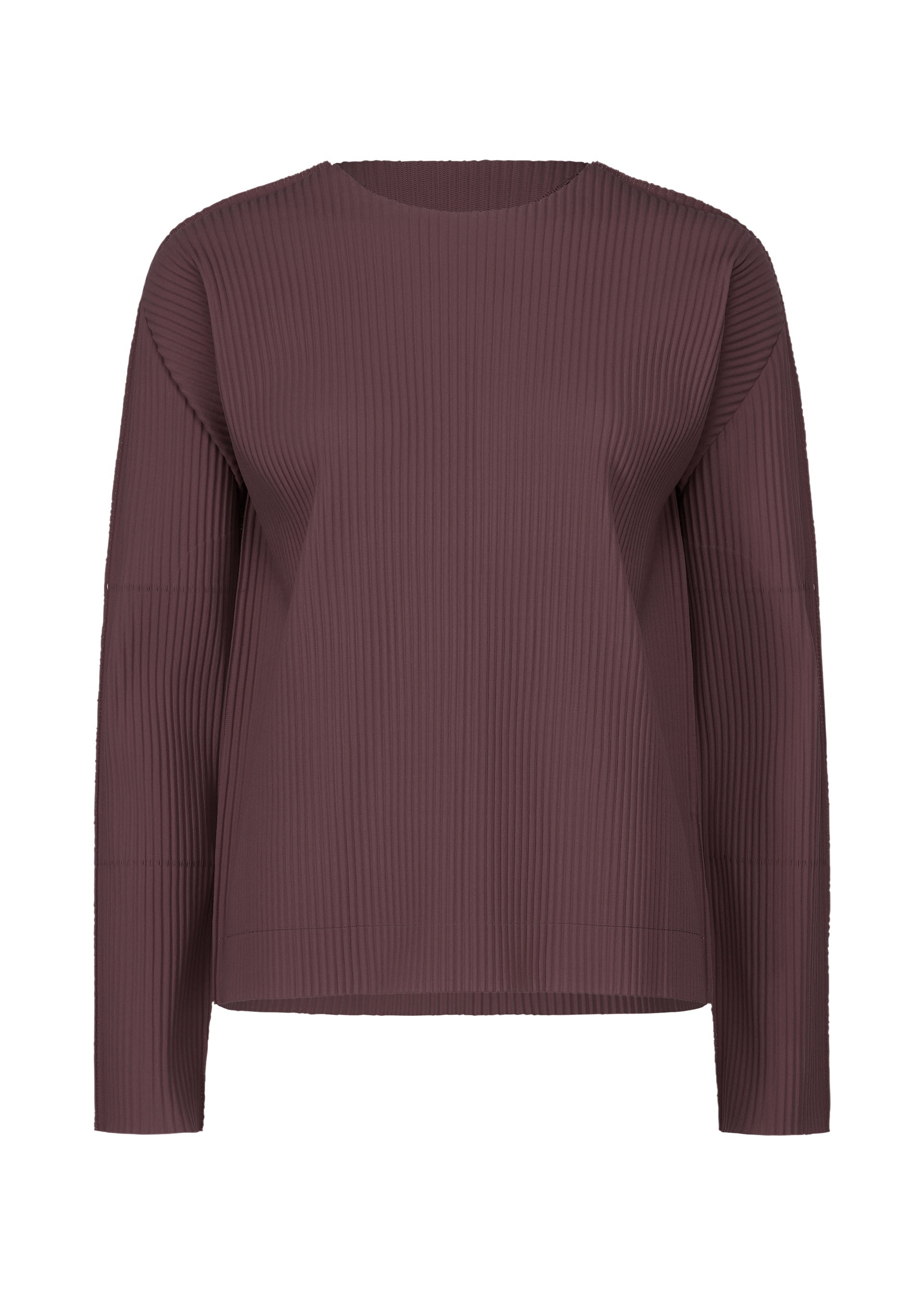 Fine Knit Pleats Color 1 - BORDEAUX