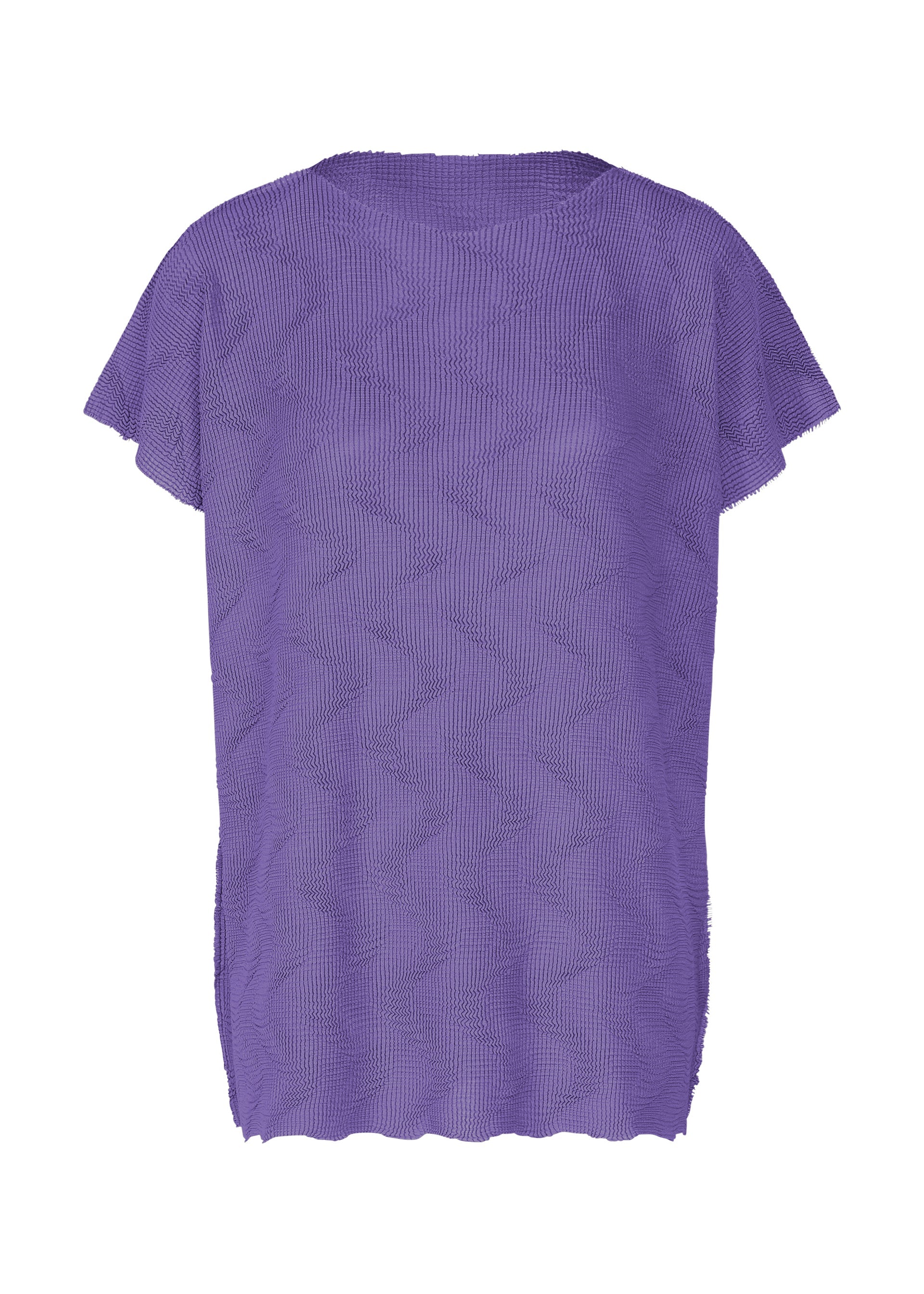 Wave Knit Stretch Pleats - VIOLET