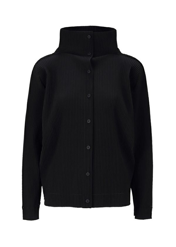 Fine Knit Pleats Black - BLACK