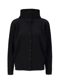 Fine Knit Pleats Black - BLACK