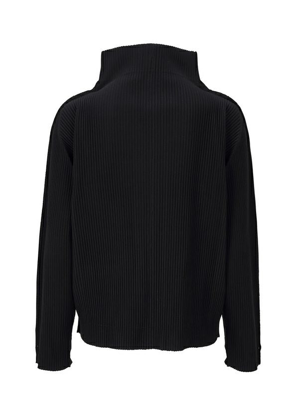 Fine Knit Pleats Black