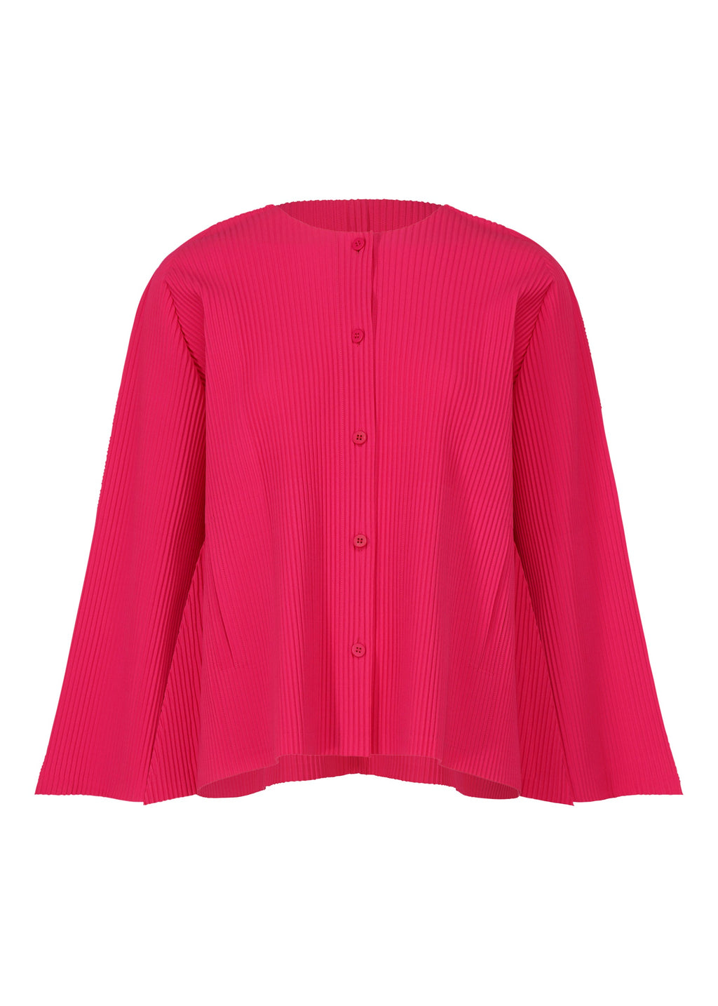 Flare Pleats - RASPBERRY