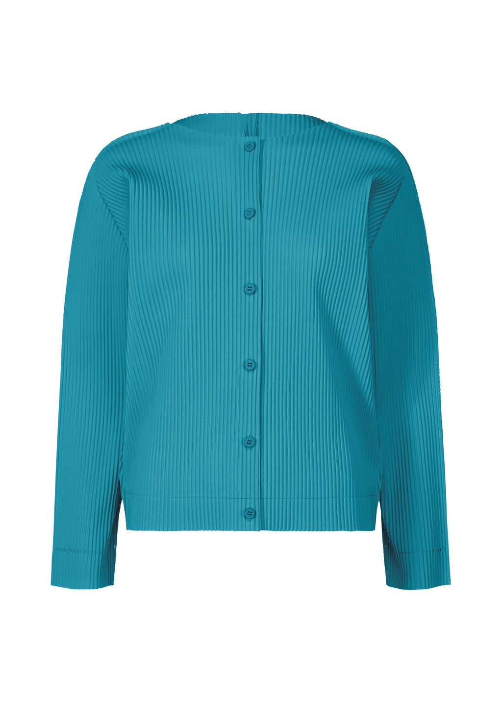 Fine Knit Pleats Color 2 - TURQUOISE