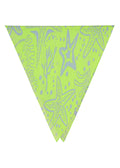 Starfish Pleats Stole - LIME YELLOW-HUED