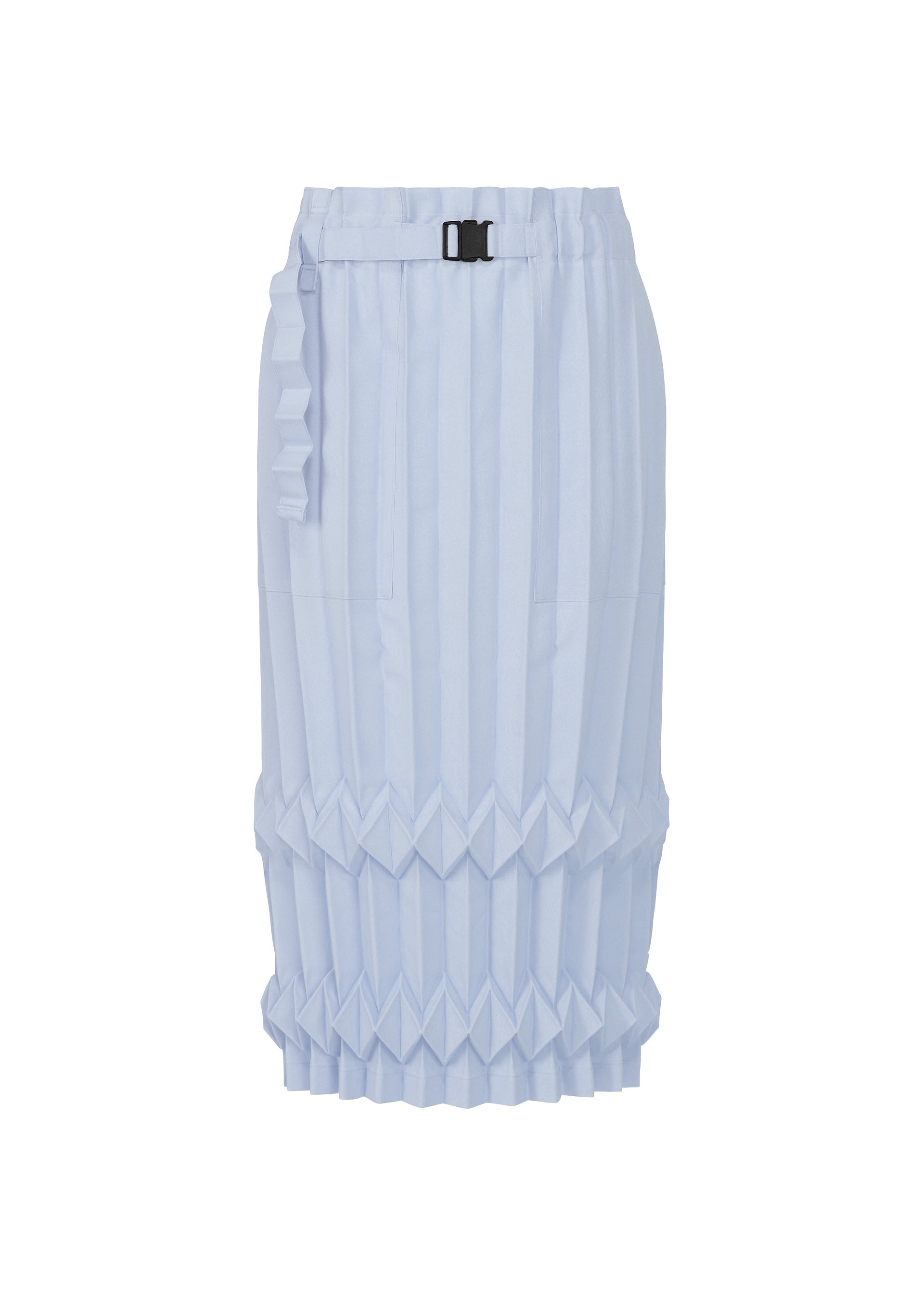 Tree Pleats - FOGGY BLUE