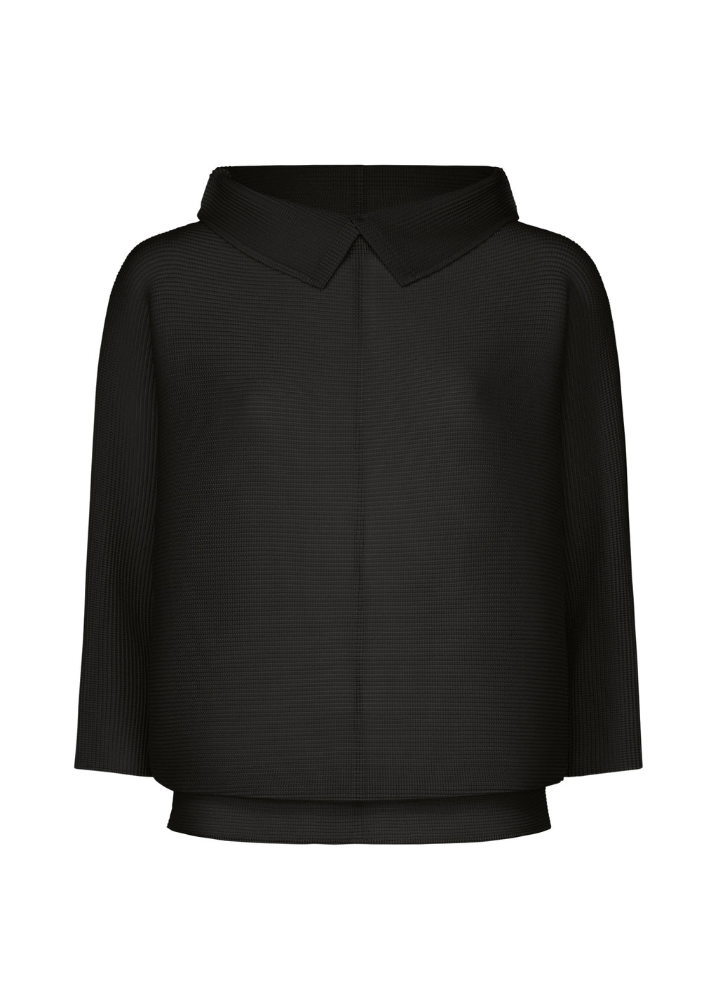Dolman Stretch Pleats 1 - BLACK