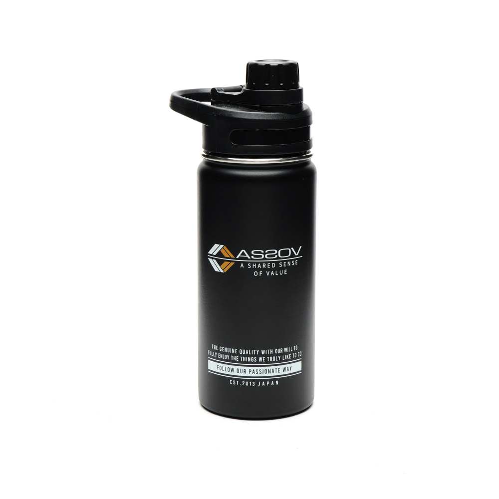 DOUBLE WALL STAINLESS BOTTLE GOLF SERIES / BLACK - 712501-10