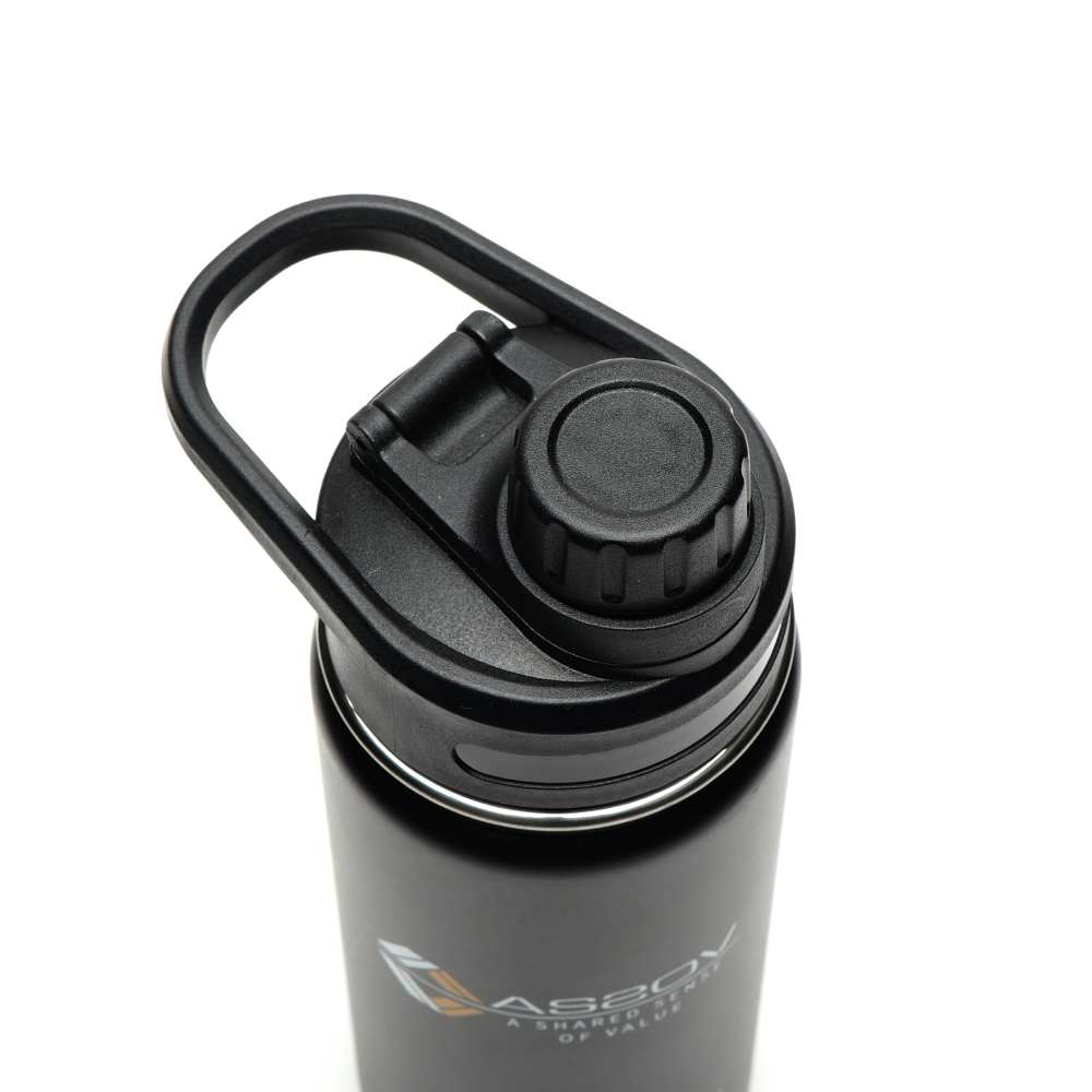 DOUBLE WALL STAINLESS BOTTLE GOLF SERIES / BLACK