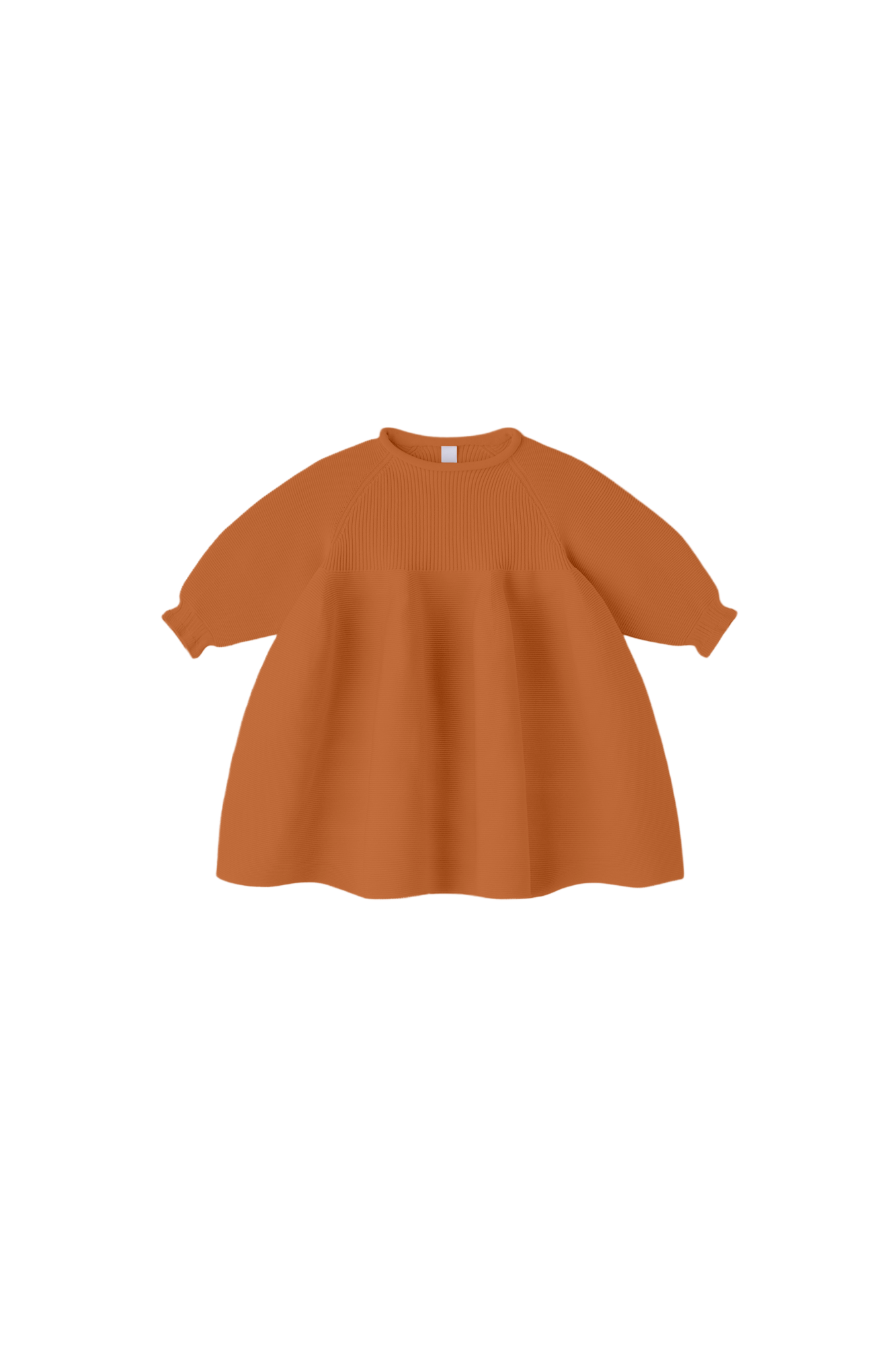 POTTERY KIDS PUFF SLEEVE TOP - ORANGE OCHRE