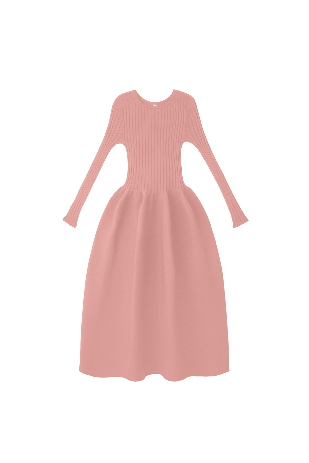 POTTERY LONG SLEEVE DRESS - ONION PINK
