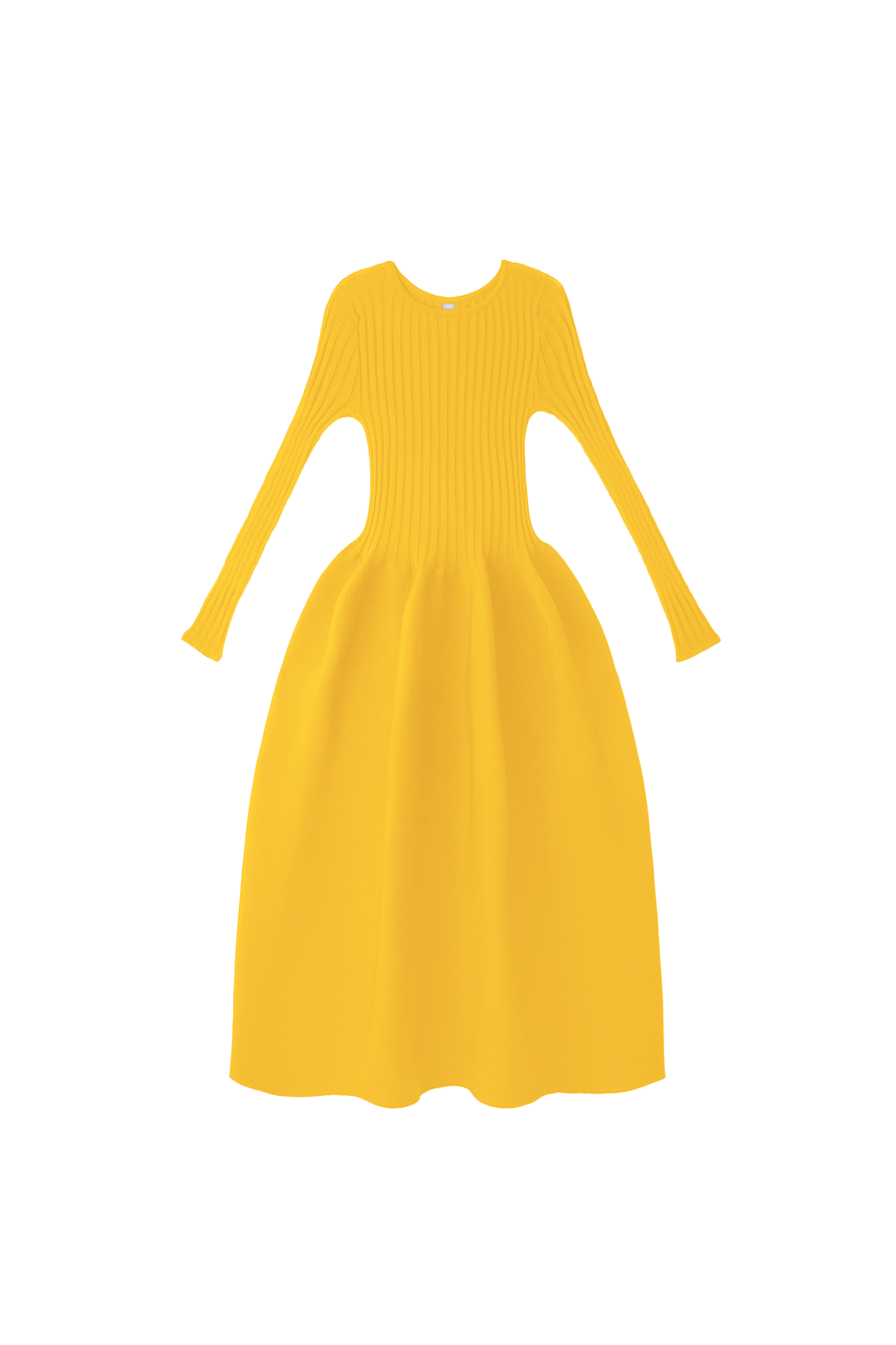 POTTERY LONG SLEEVE DRESS - SUNFLOWER
