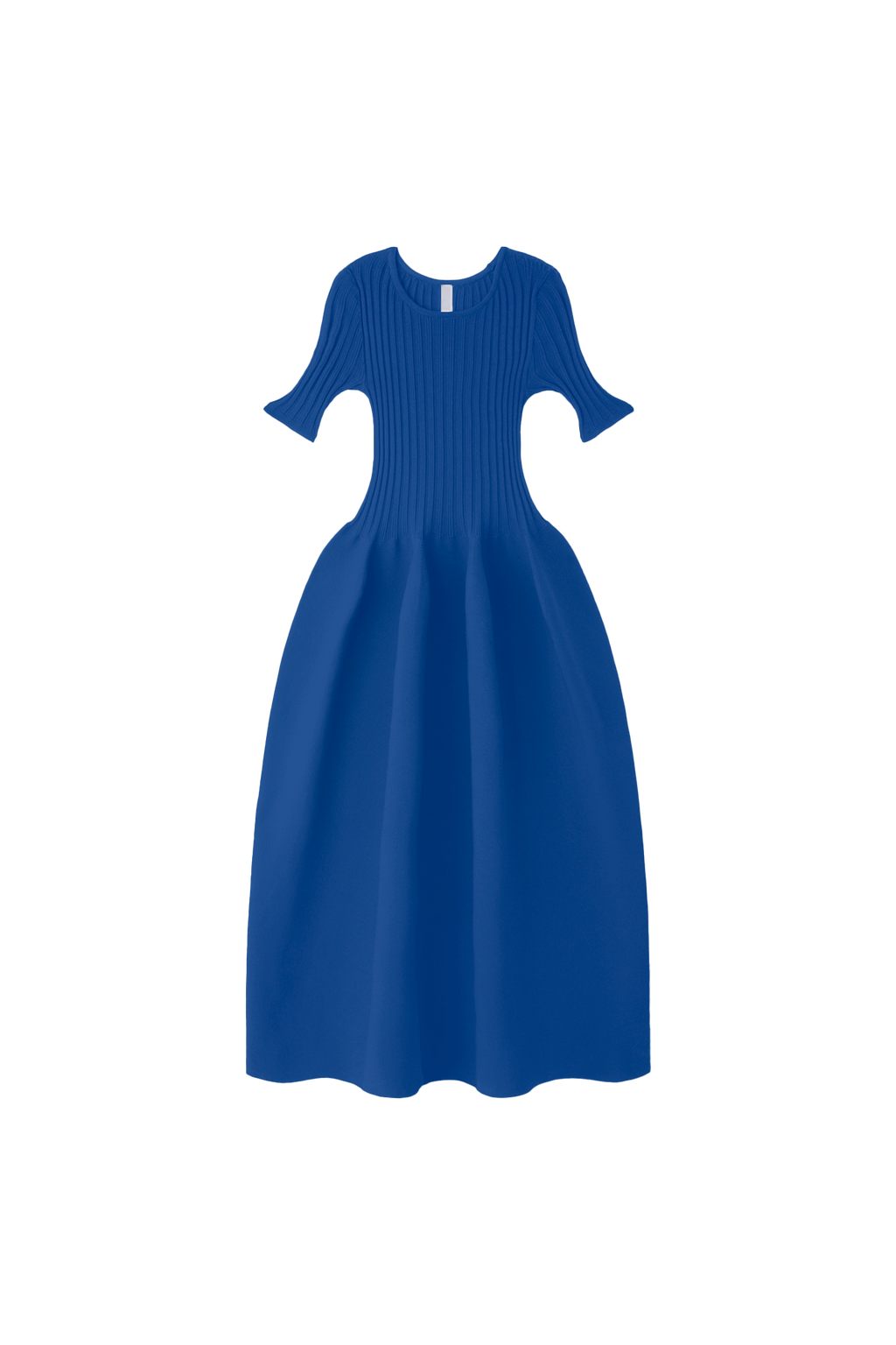 POTTERY SHORT SLEEVE DRESS - AZURE BLUE