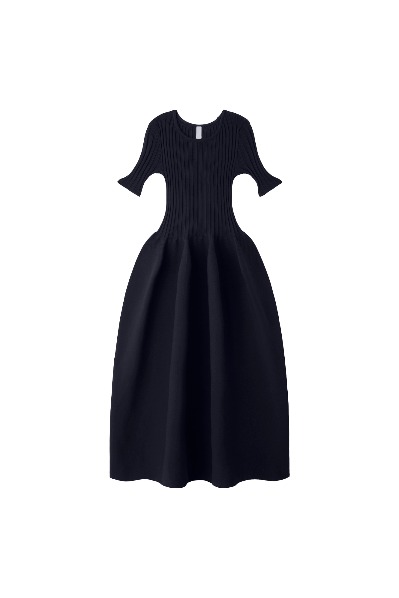 POTTERY SHORT SLEEVE DRESS - NAVY