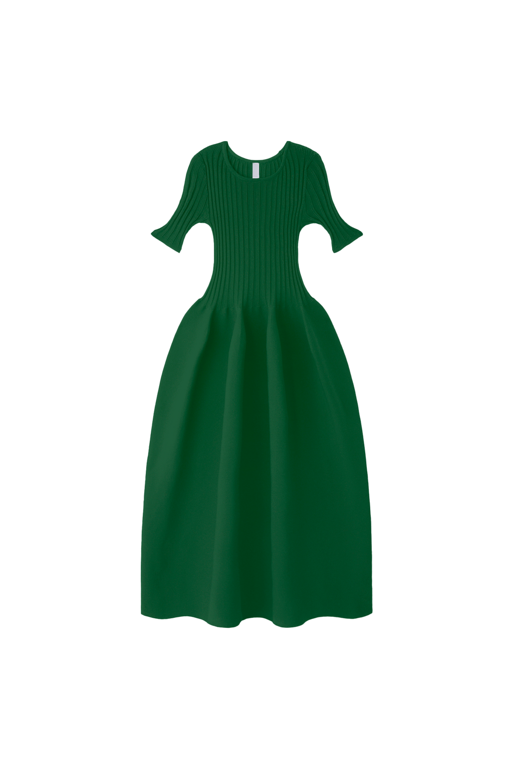 POTTERY SHORT SLEEVE DRESS - PINE GREEN