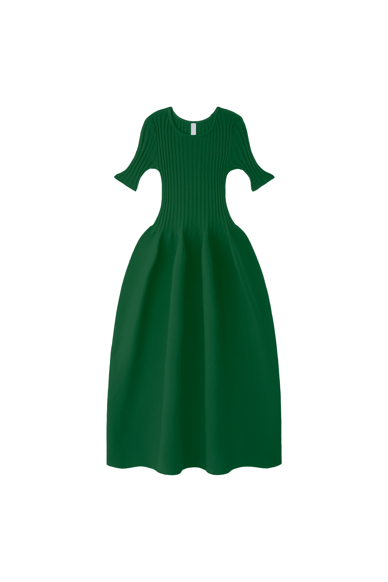 POTTERY SHORT SLEEVE DRESS - PINE GREEN