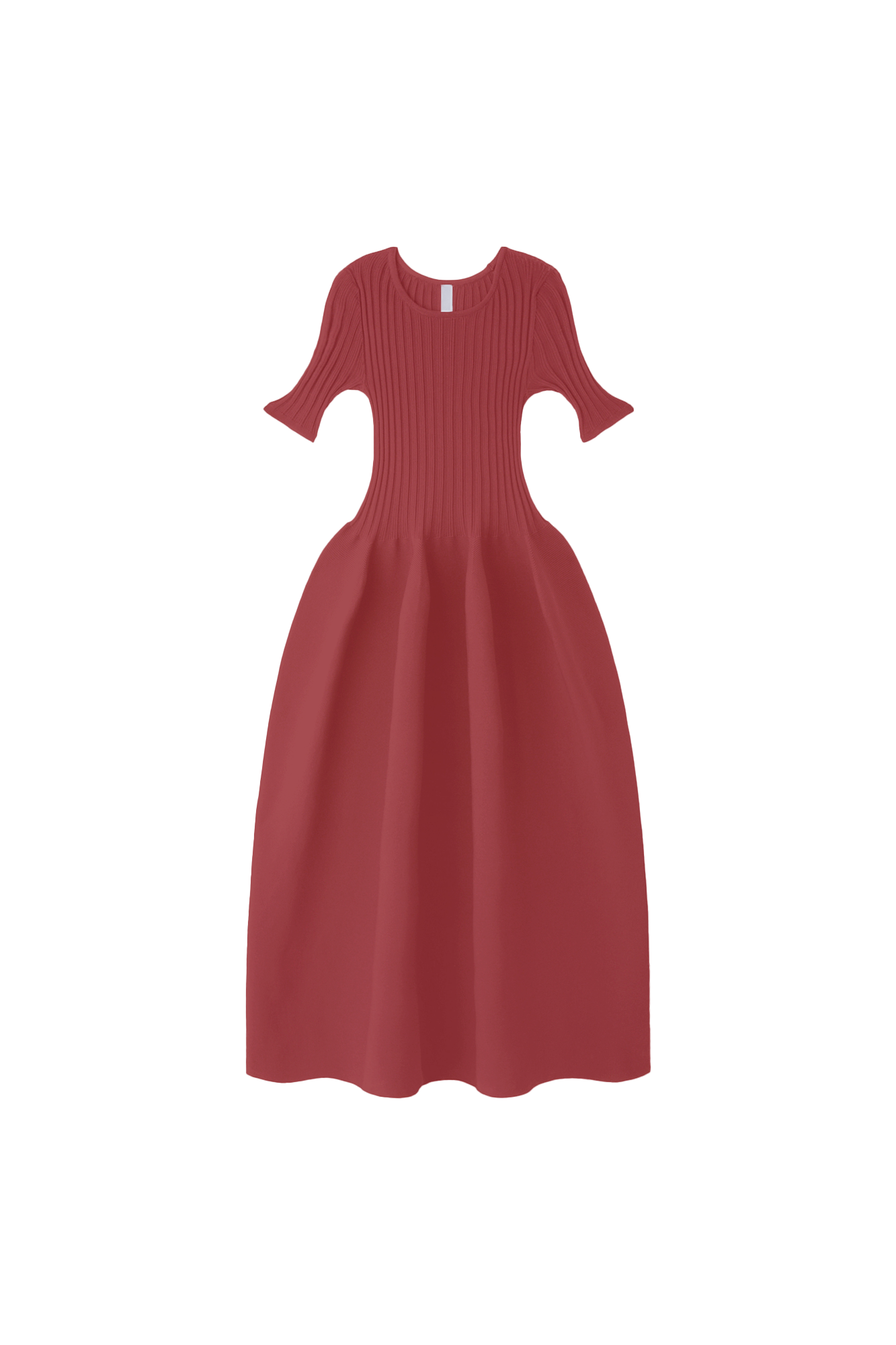 POTTERY SHORT SLEEVE DRESS - ROUGE BLUSH