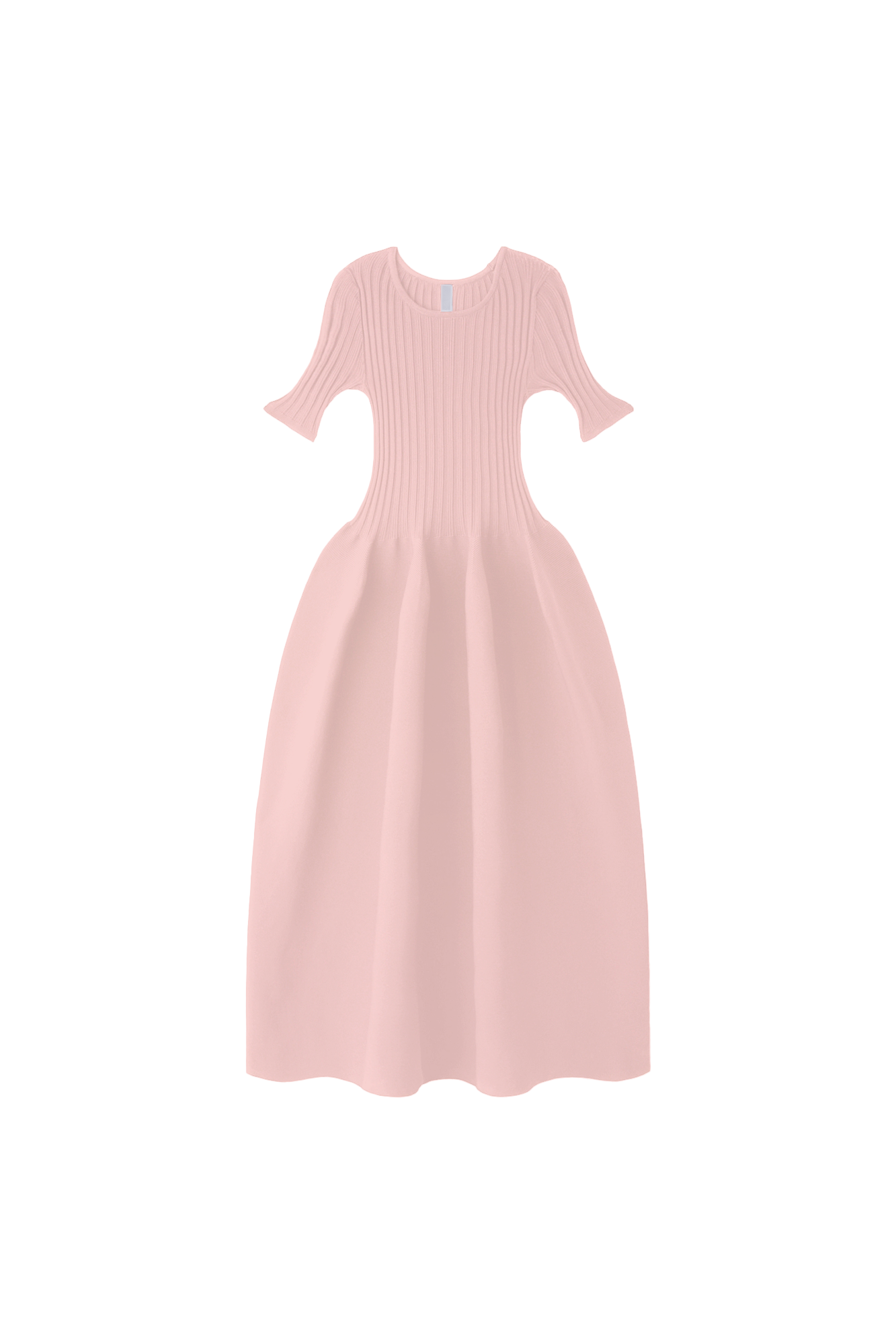 POTTERY SHORT SLEEVE DRESS - TEA ROSE