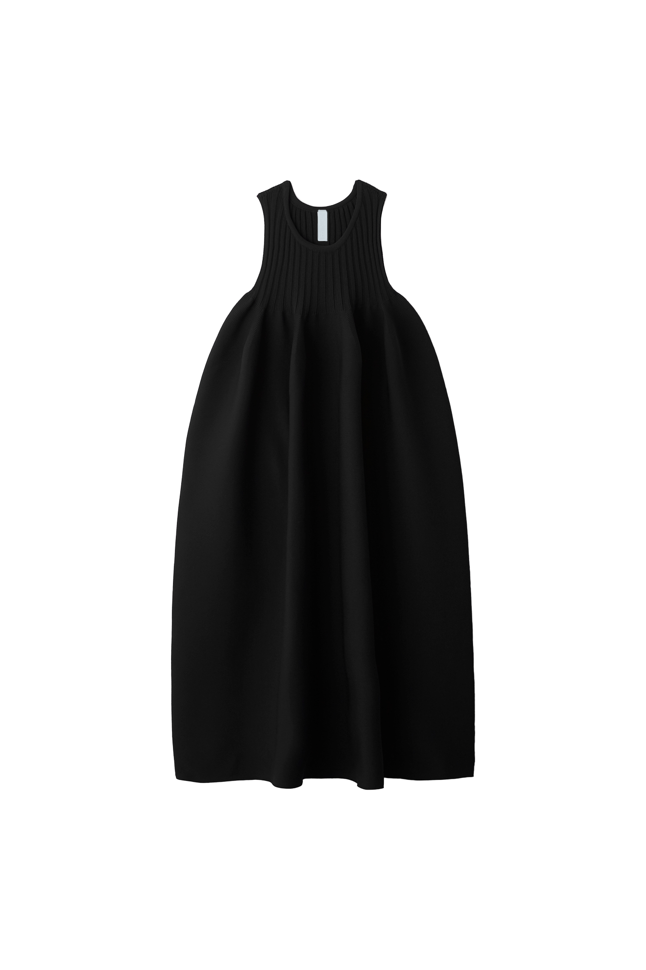 POTTERY SLEEVELESS BUST FLARE DRESS - BLACK
