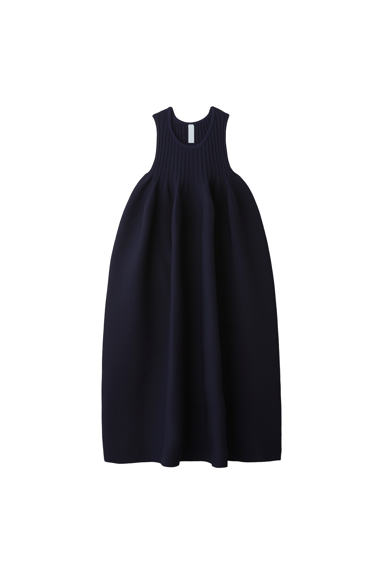 POTTERY SLEEVELESS BUST FLARE DRESS - NAVY