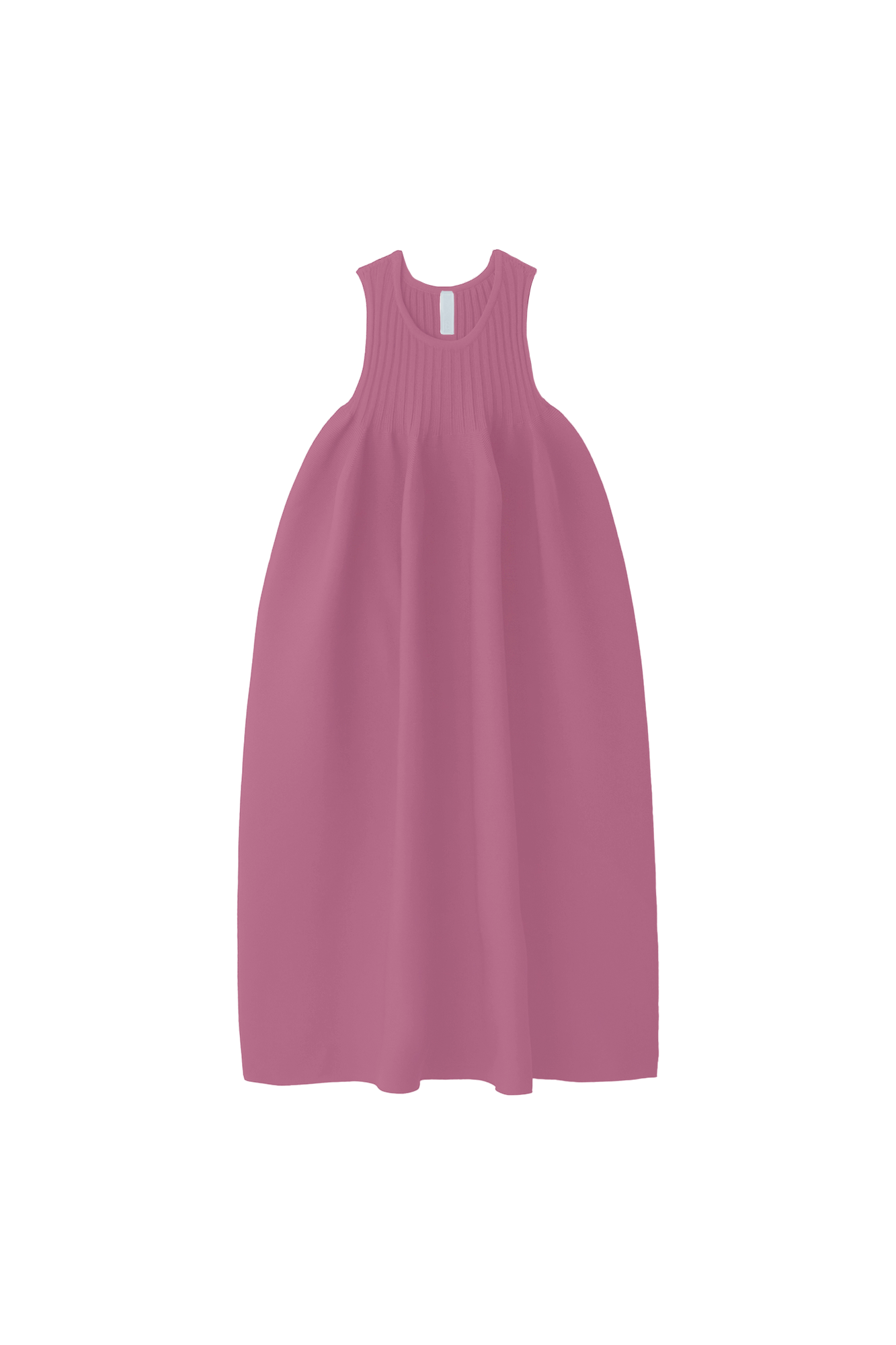 POTTERY SLEEVELESS BUST FLARE DRESS - PASTEL VIOLET