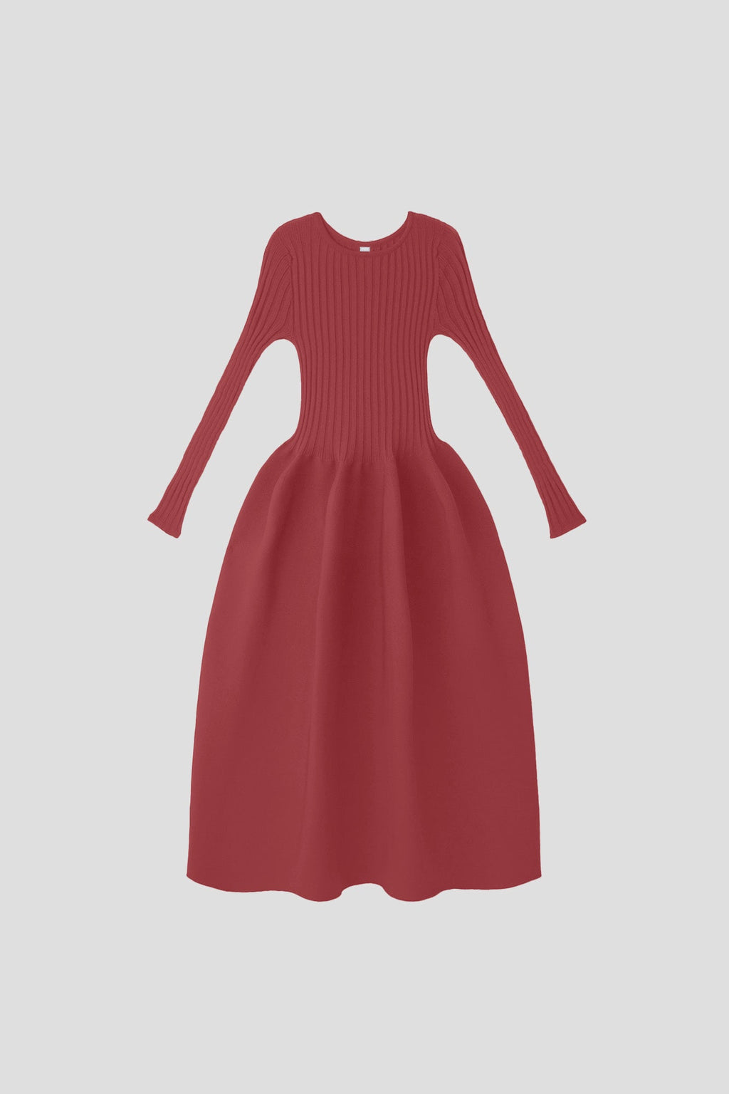 POTTERY LONG SLEEVE DRESS - ROUGE BLUSH