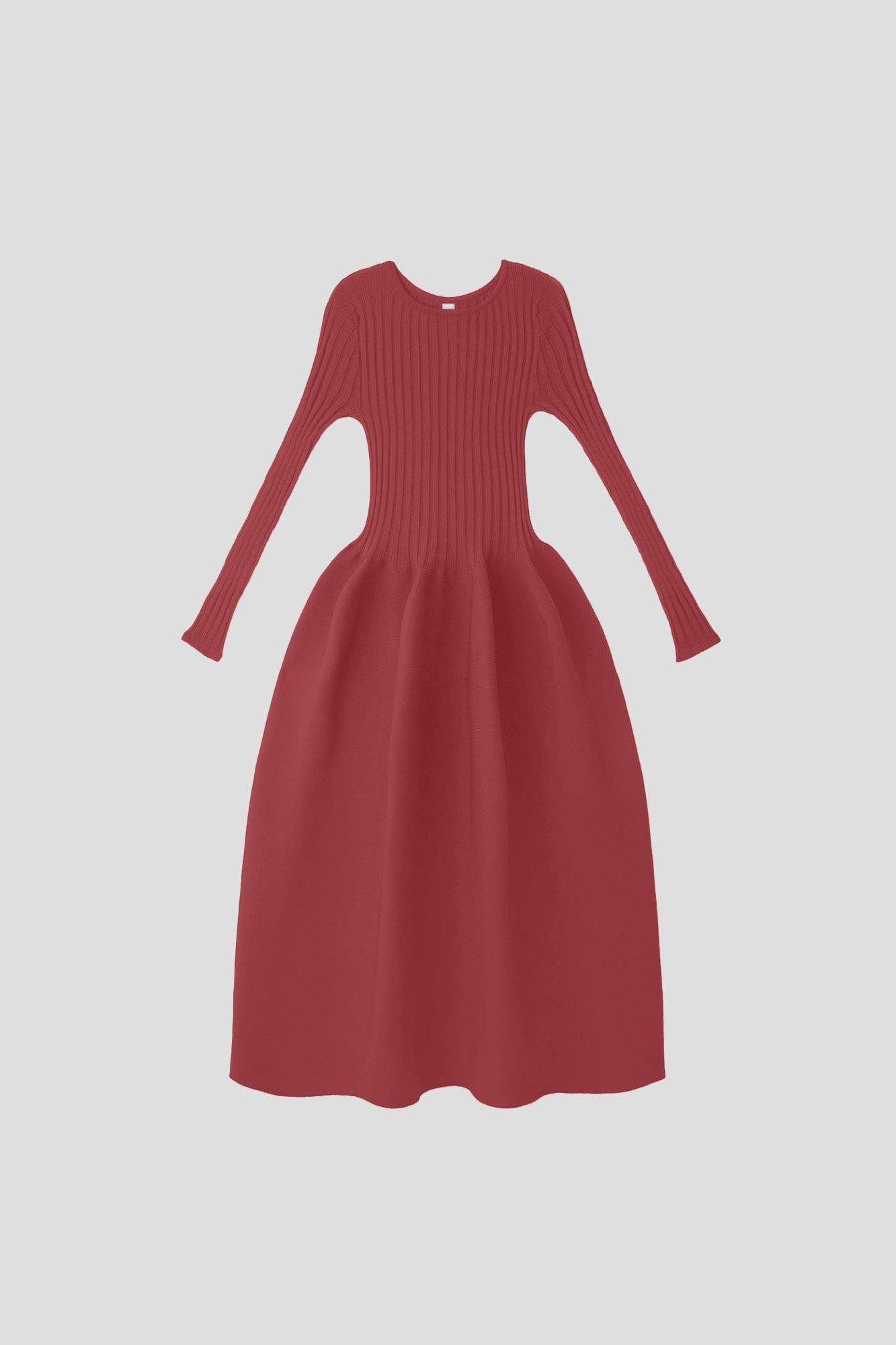 POTTERY LONG SLEEVE DRESS - ROUGE BLUSH