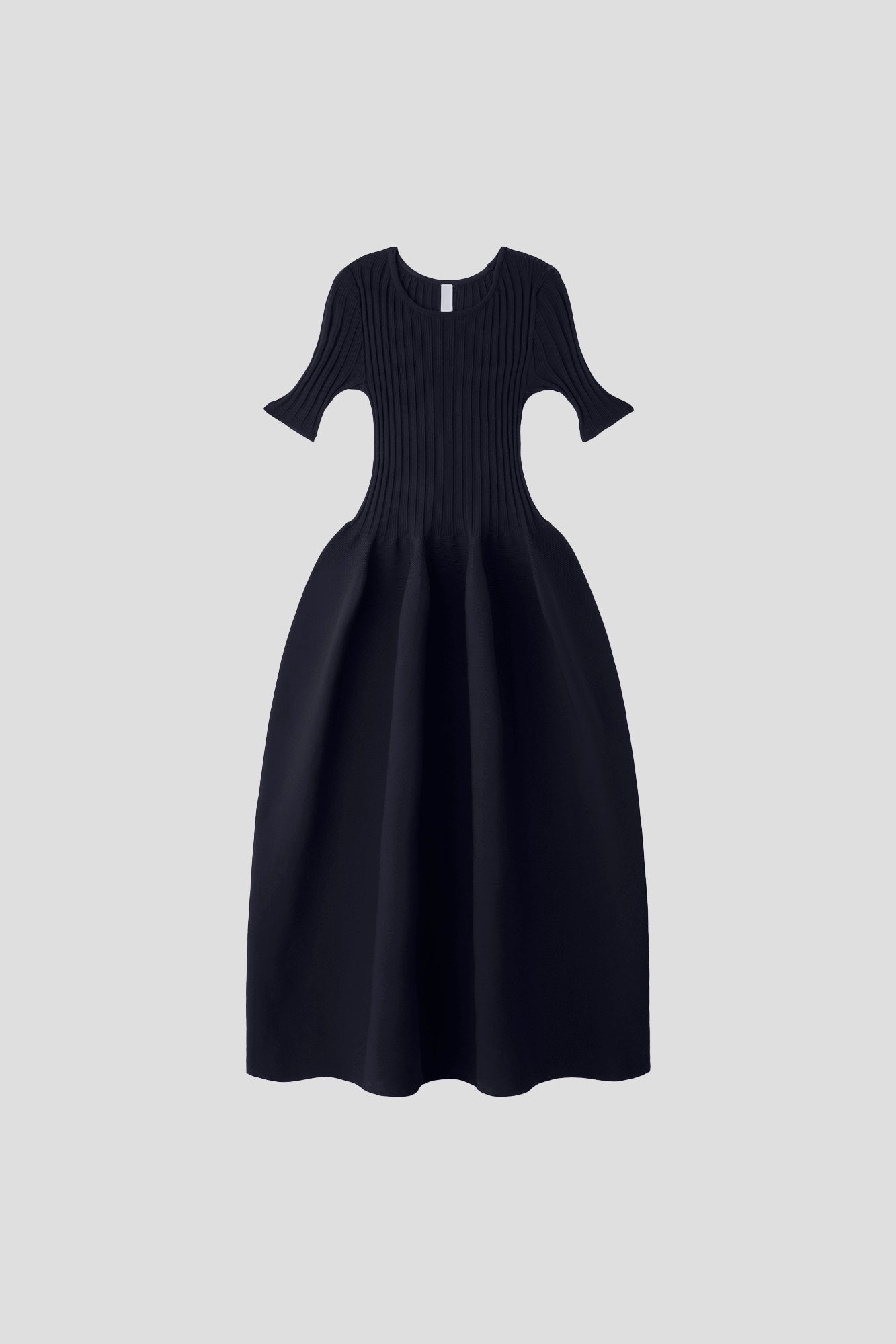 POTTERY SHORT SLEEVE DRESS - NAVY