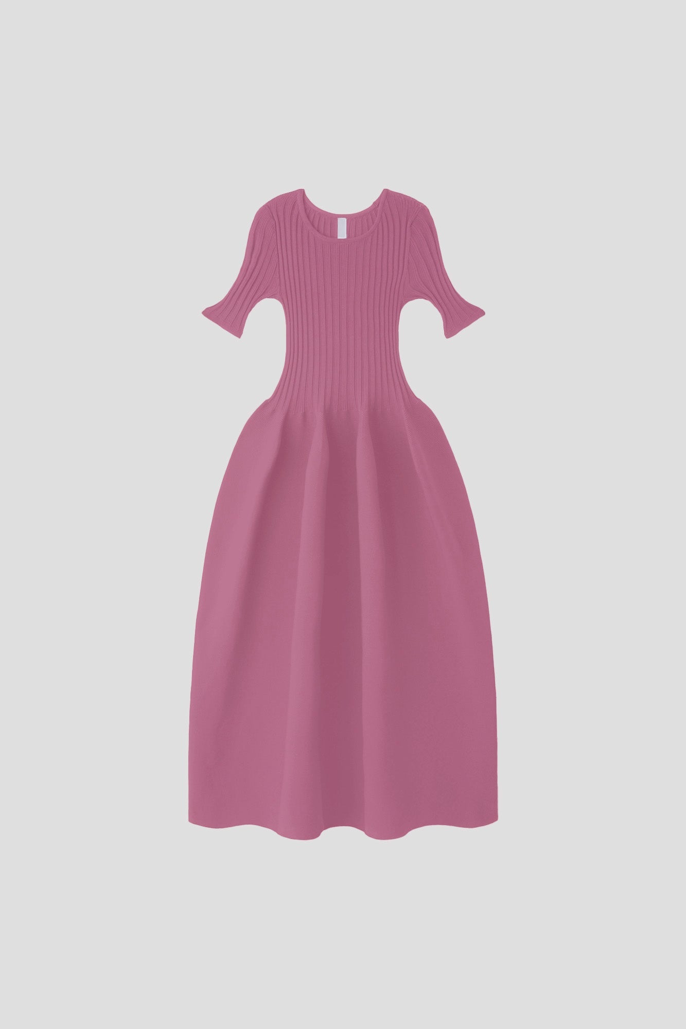 POTTERY SHORT SLEEVE DRESS - PASTEL VIOLET