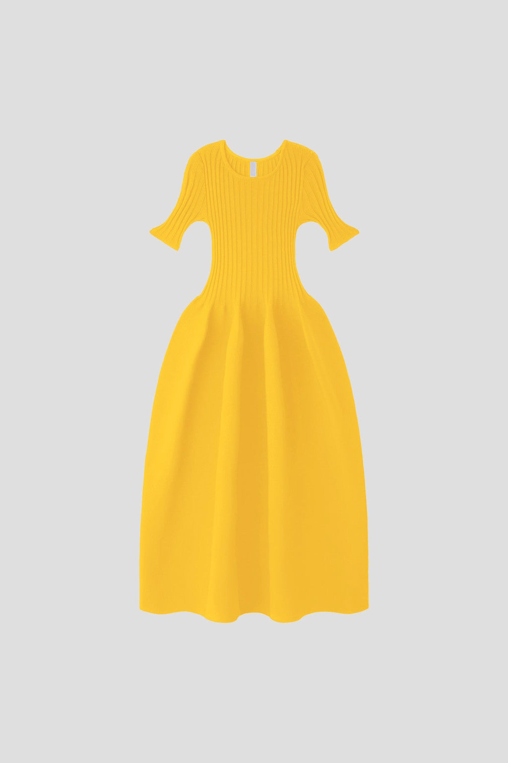POTTERY SHORT SLEEVE DRESS - SUNFLOWER