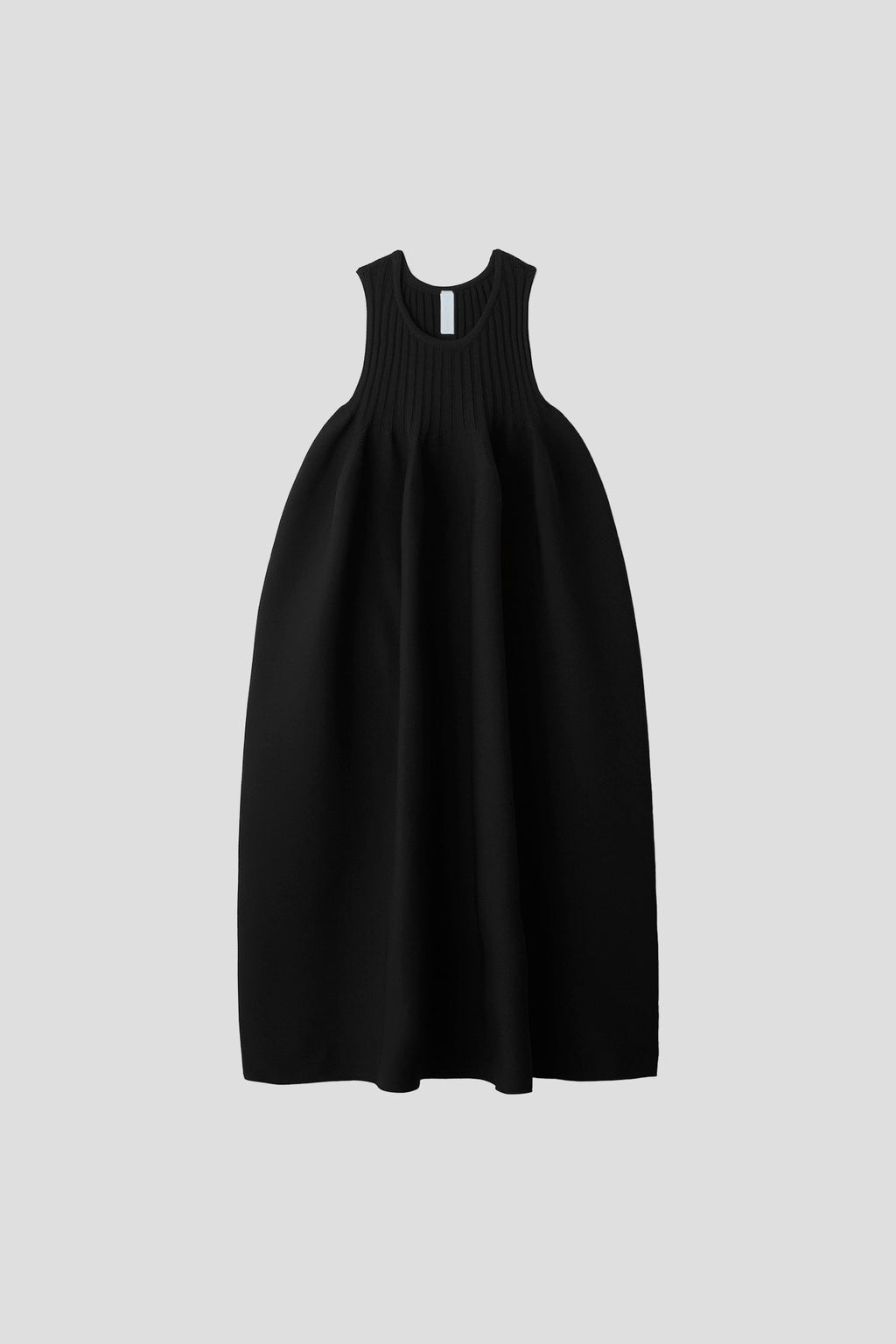 POTTERY SLEEVELESS BUST FLARE DRESS - BLACK