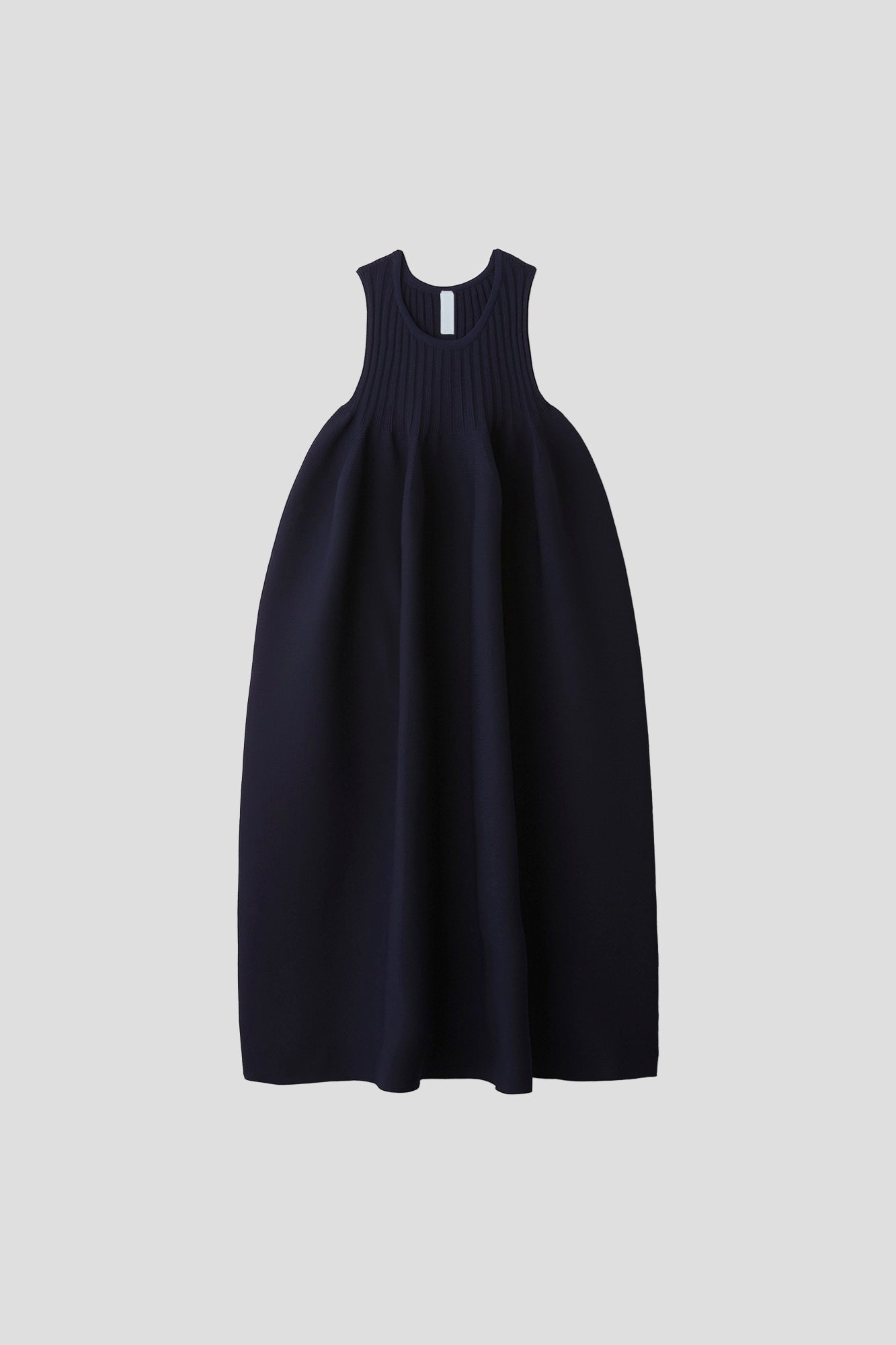 POTTERY SLEEVELESS BUST FLARE DRESS - NAVY