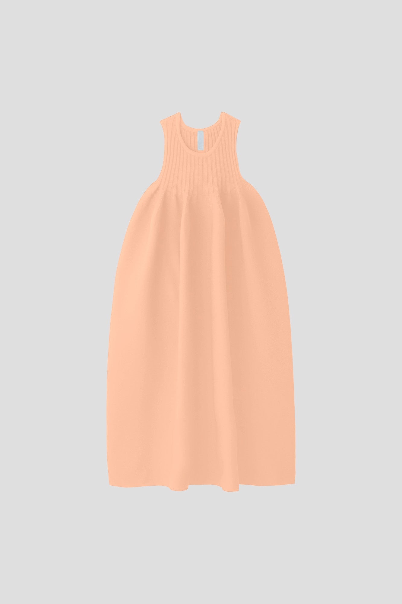 POTTERY SLEEVELESS BUST FLARE DRESS - PEACH