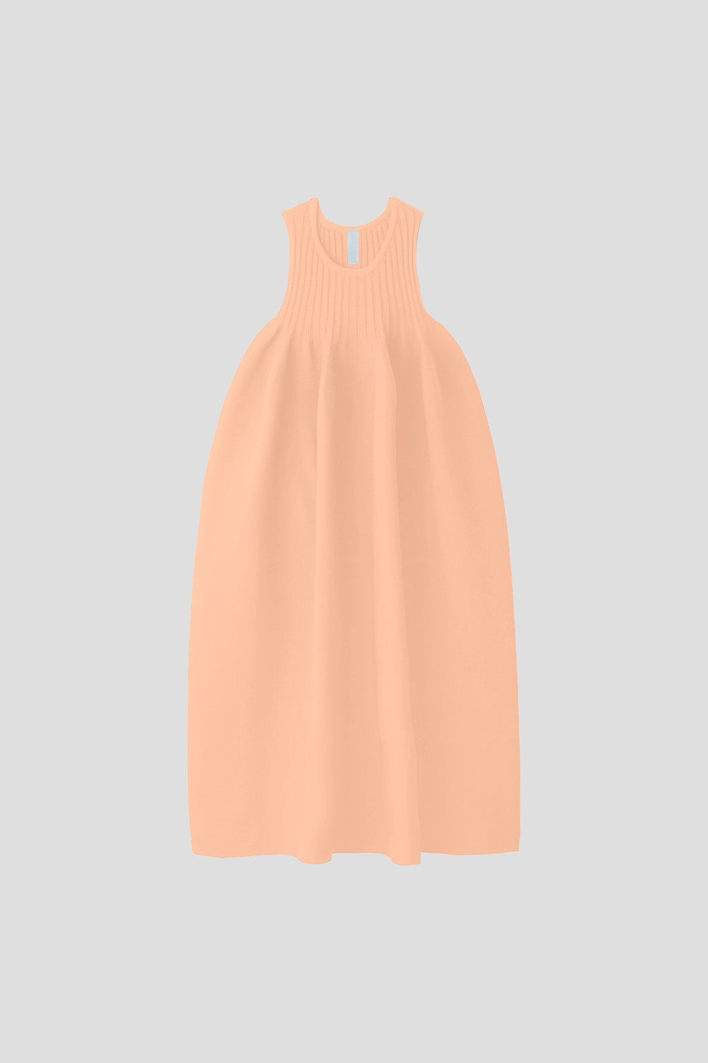 POTTERY SLEEVELESS BUST FLARE DRESS - PEACH