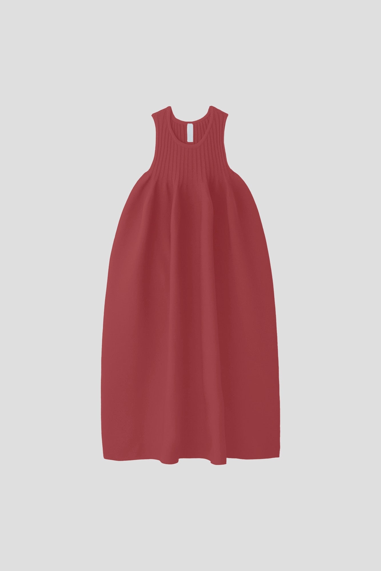 POTTERY SLEEVELESS BUST FLARE DRESS - ROUGE BLUSH