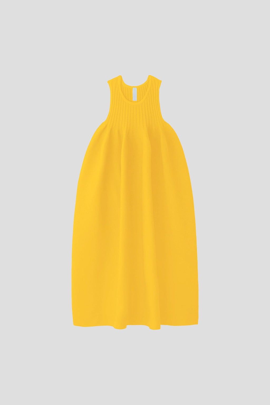POTTERY SLEEVELESS BUST FLARE DRESS - SUNFLOWER