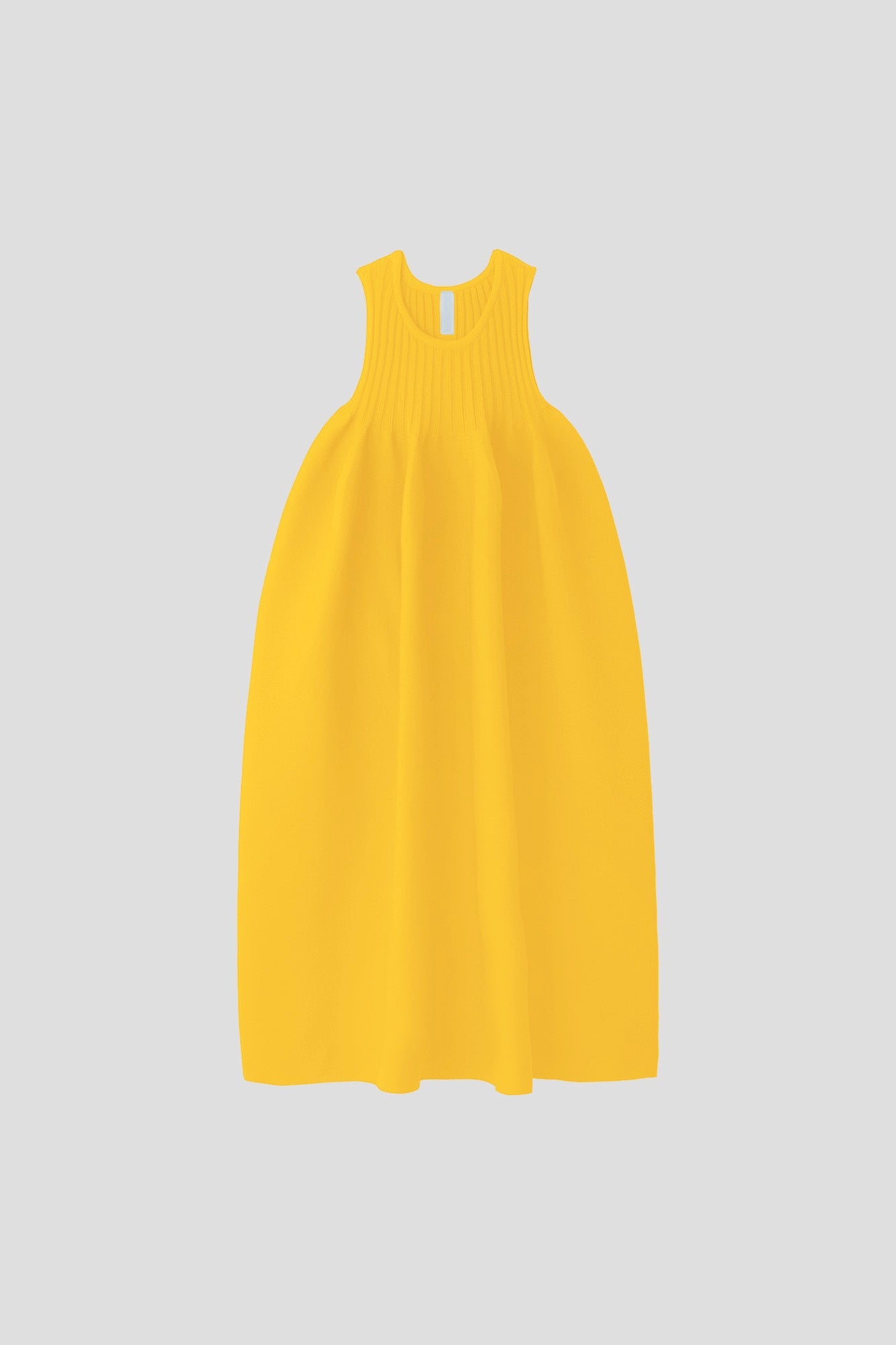POTTERY SLEEVELESS BUST FLARE DRESS - SUNFLOWER