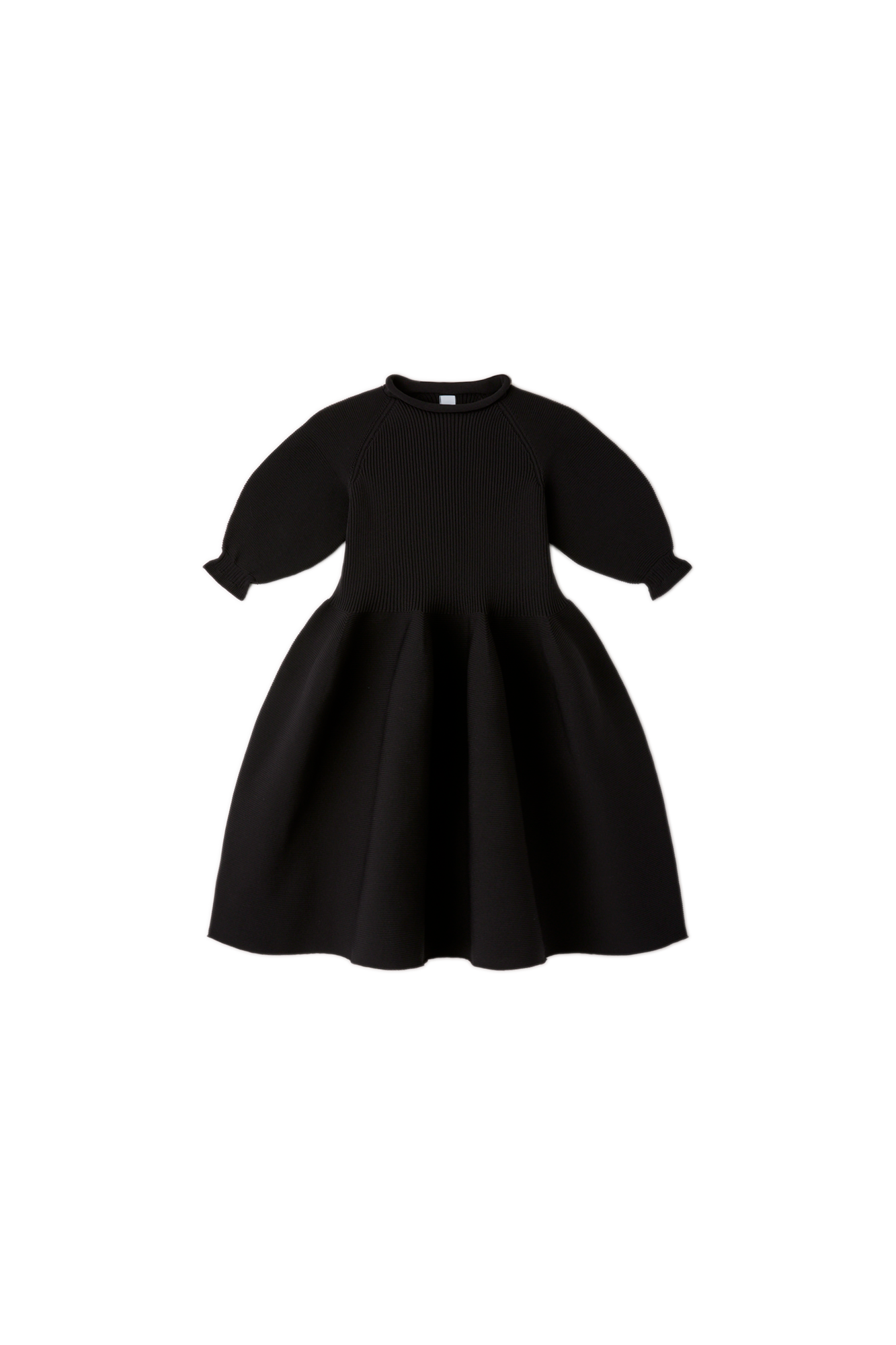POTTERY KIDS PUFF SLEEVE DRESS - BLACK