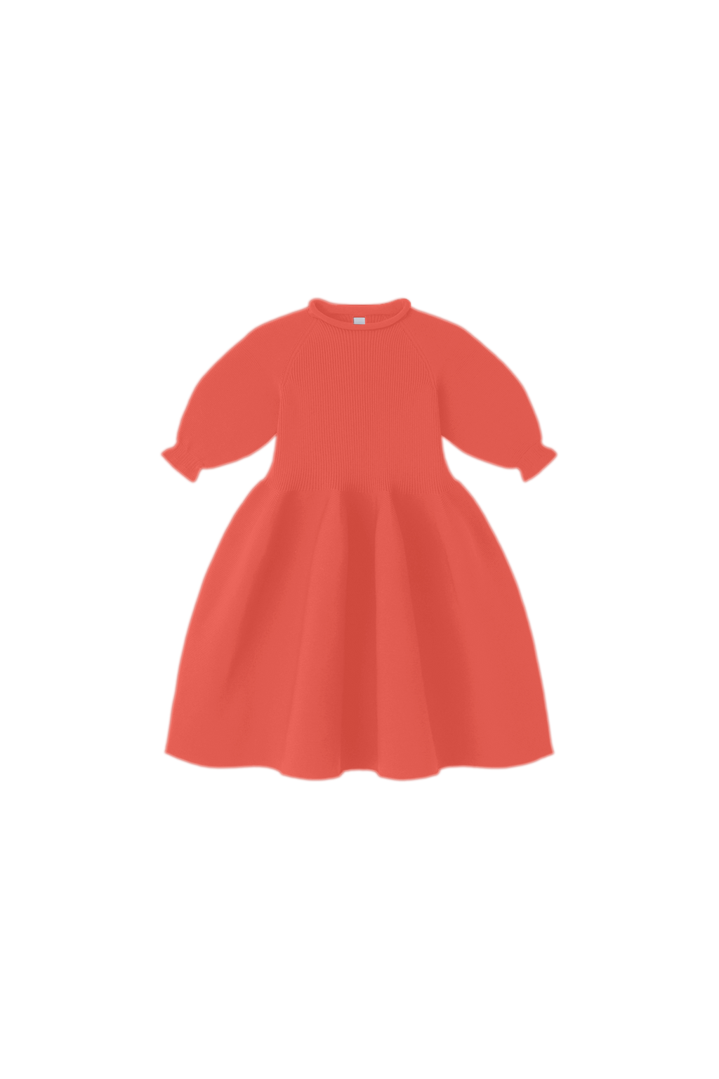 POTTERY KIDS PUFF SLEEVE DRESS - CORAL PINK