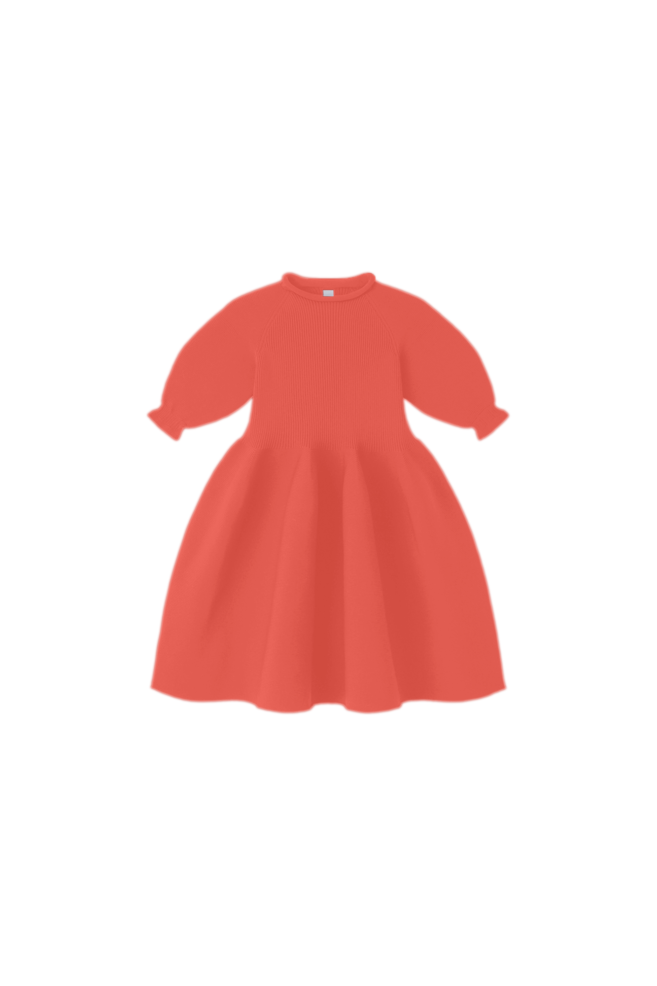 POTTERY KIDS PUFF SLEEVE DRESS - CORAL PINK