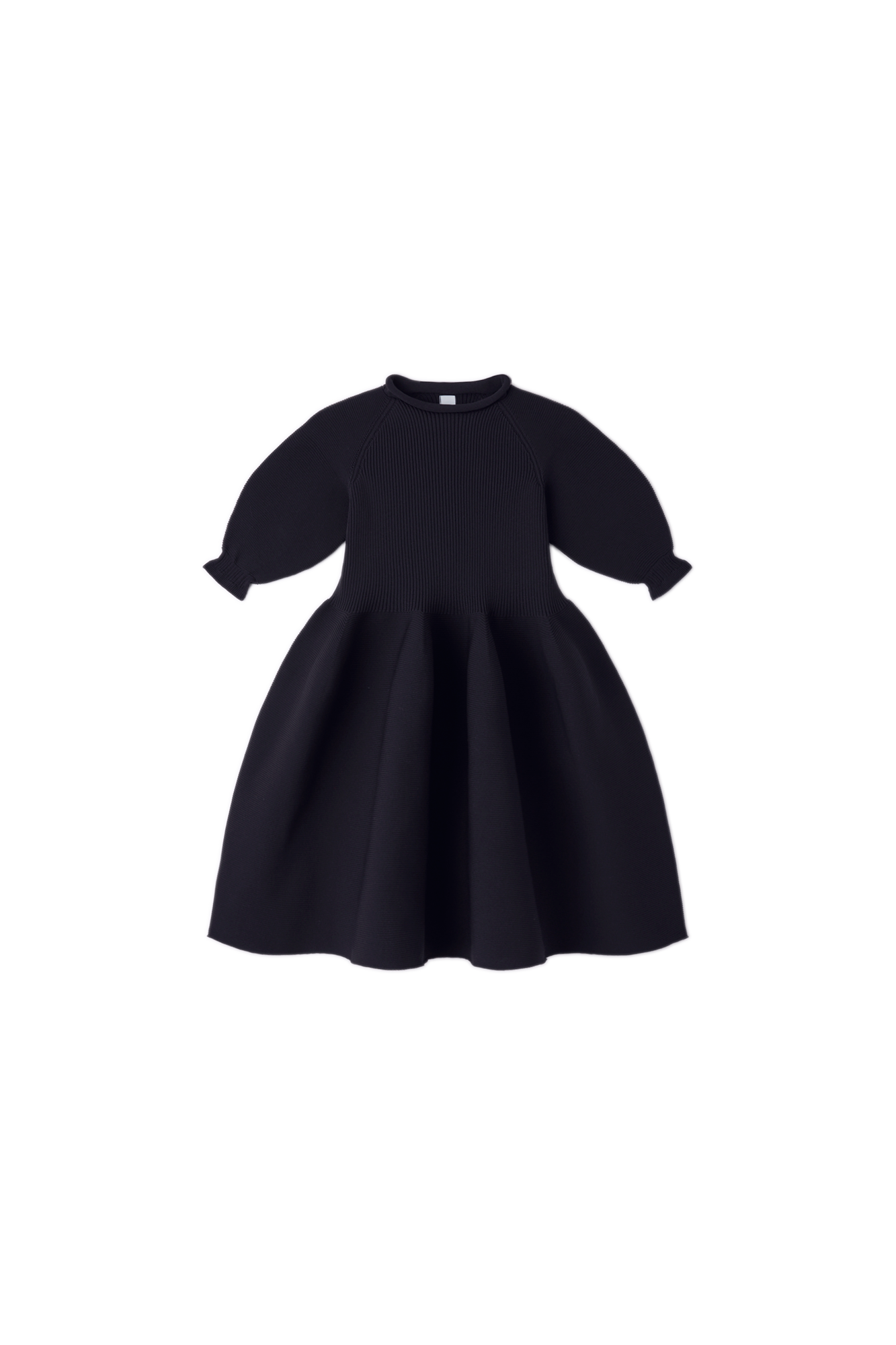 POTTERY KIDS PUFF SLEEVE DRESS - NAVY