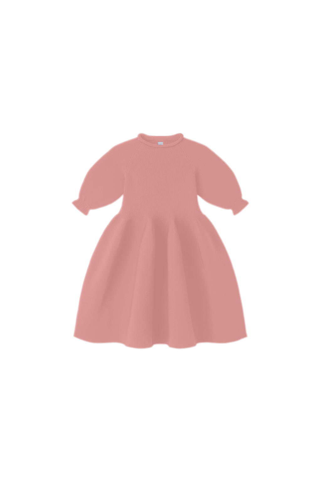 POTTERY KIDS PUFF SLEEVE DRESS - ONION PINK