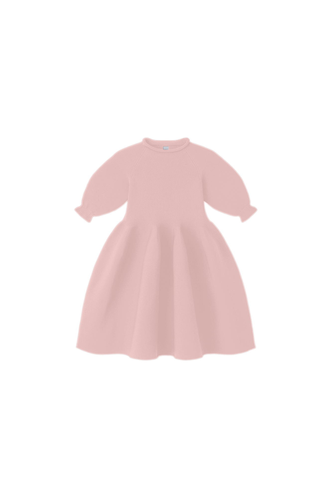 POTTERY KIDS PUFF SLEEVE DRESS - TEA ROSE