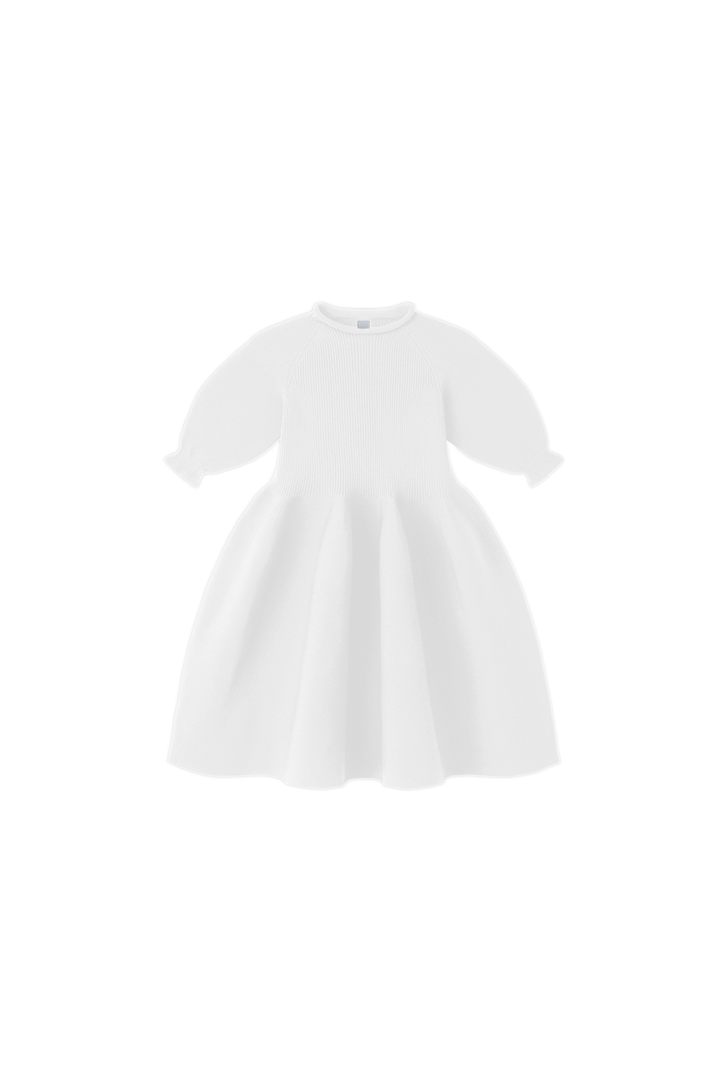 POTTERY KIDS PUFF SLEEVE DRESS - WHITE