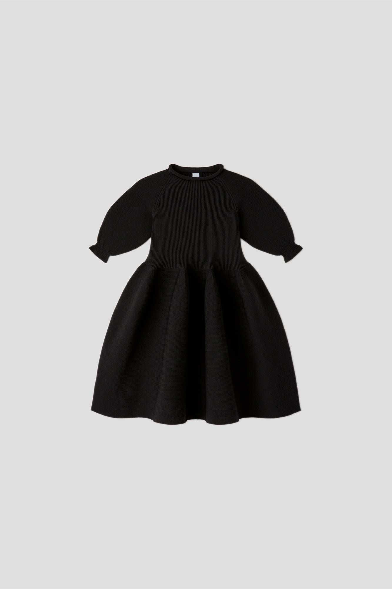 POTTERY KIDS PUFF SLEEVE DRESS - BLACK
