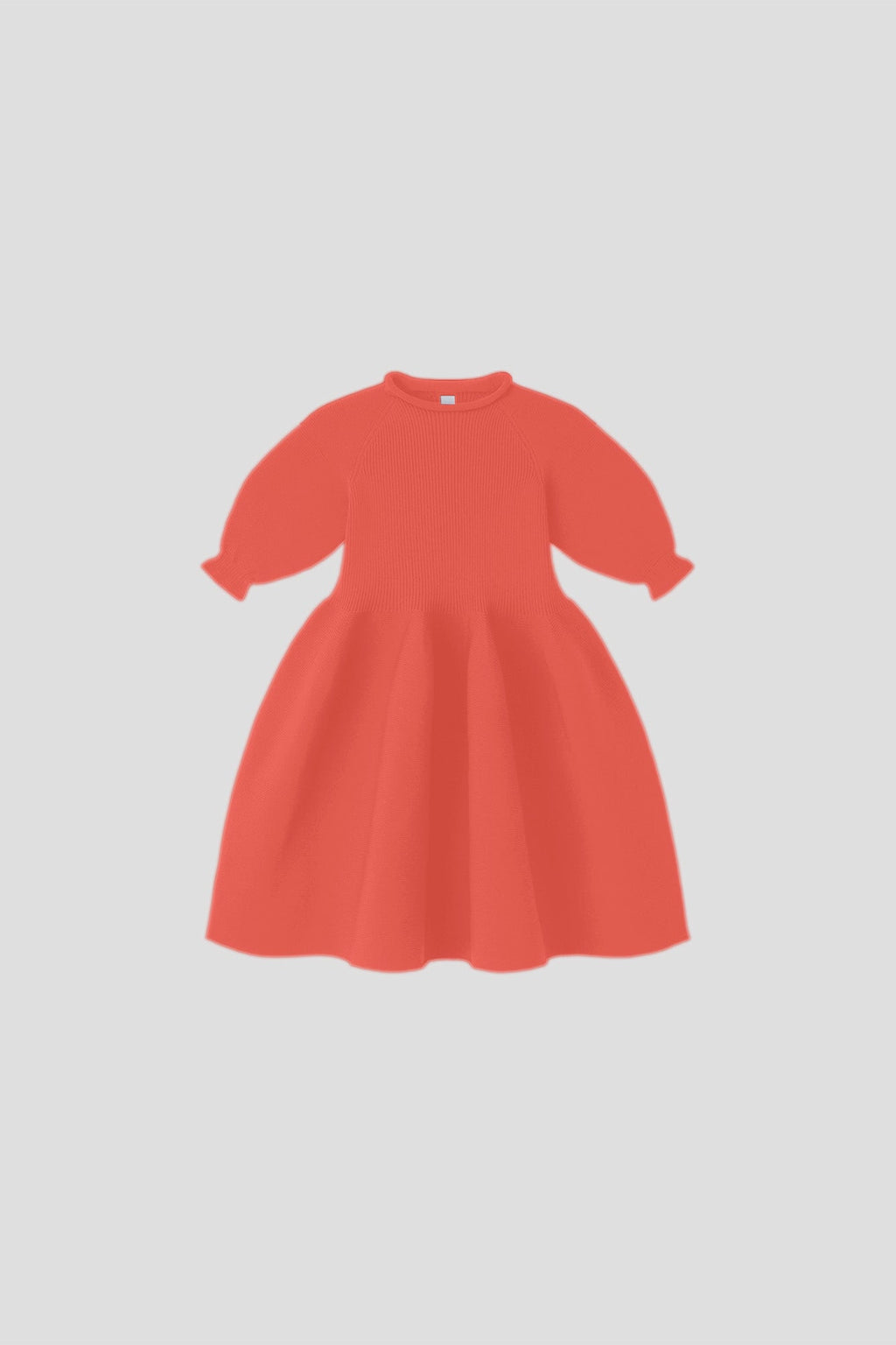 POTTERY KIDS PUFF SLEEVE DRESS - CORAL PINK