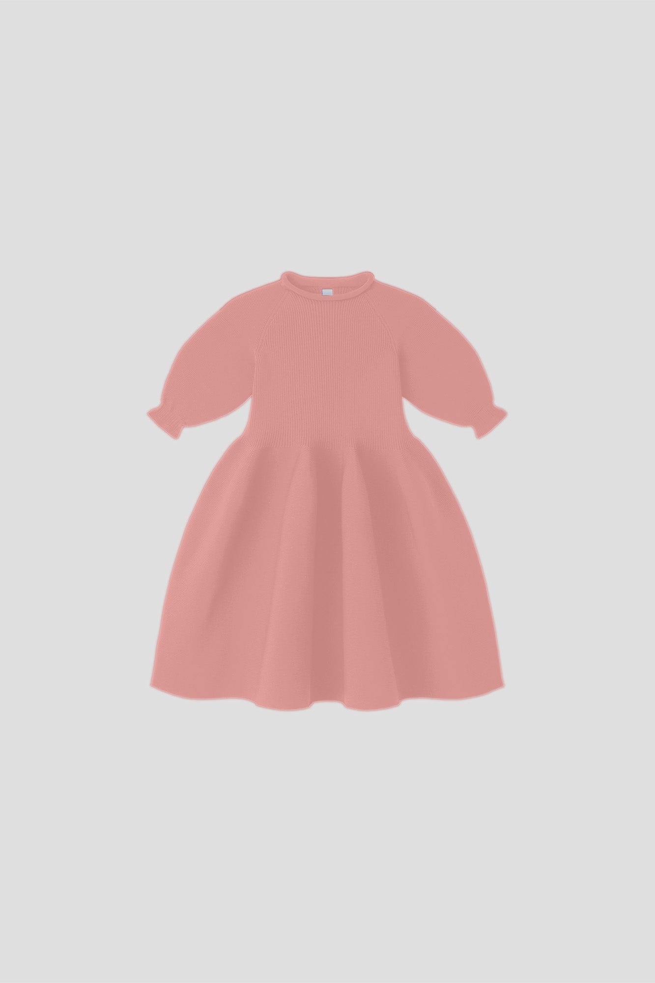 POTTERY KIDS PUFF SLEEVE DRESS - ONION PINK