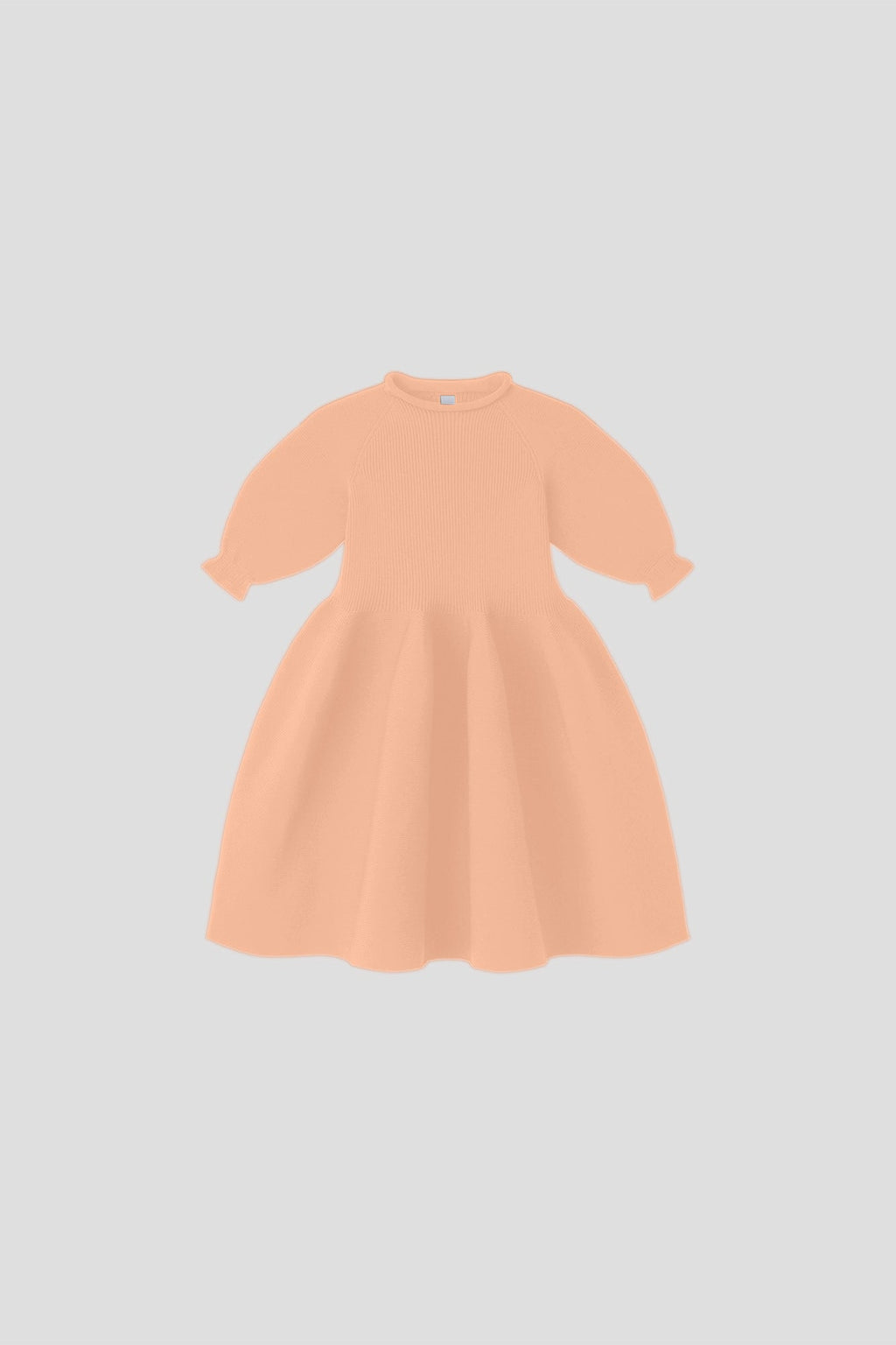 POTTERY KIDS PUFF SLEEVE DRESS - PEACH